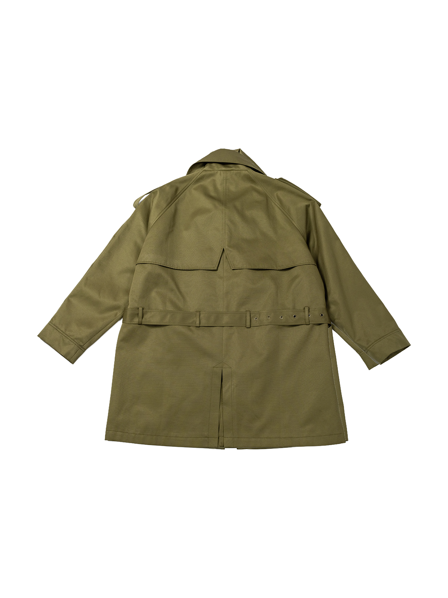 KADAKADA Scarf-Tie Waterproof Belted Trench