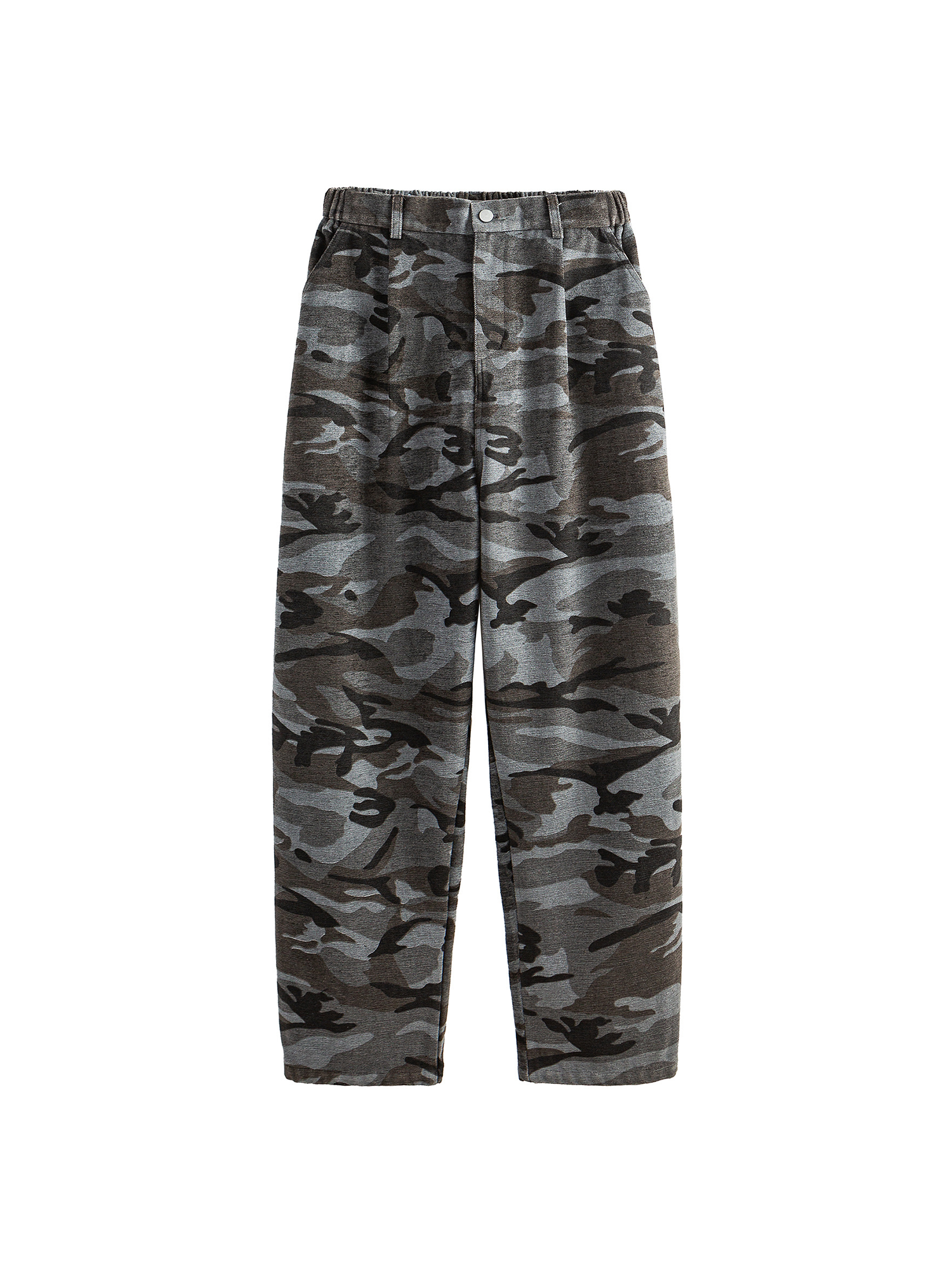 ME DA IGUAL Camo Elastic Waistband Tappered Pants, premium urban and streetwear designers apparel on PROJECTISR.com, ME DA IGUAL