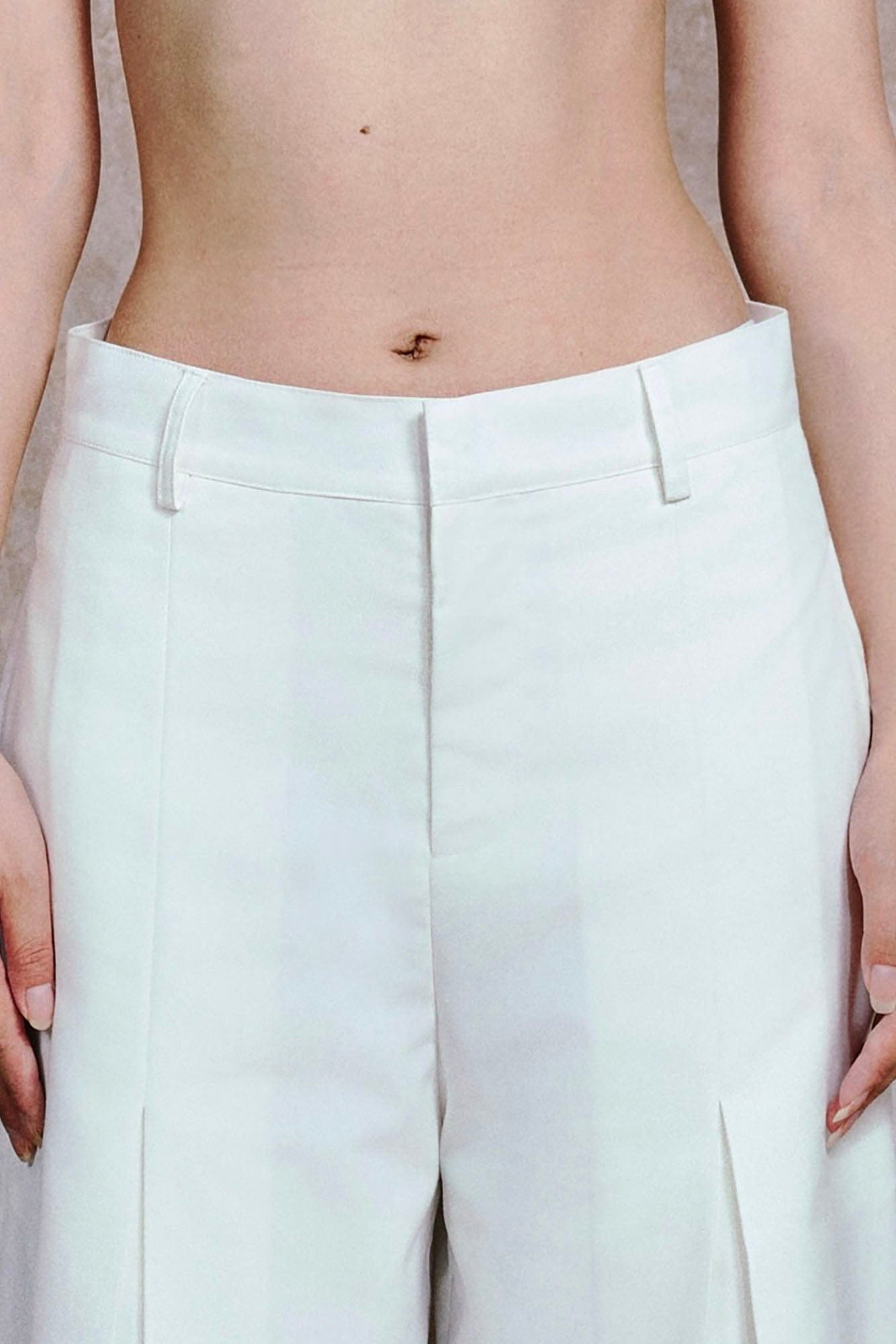 OIPWORD Middle-Pleated Oversized Trousers, premium urban and streetwear designers apparel on PROJECTISR.com, OIPWORD