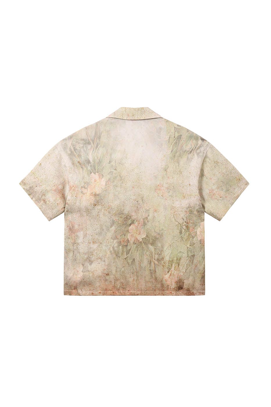 KREATE Pastel Blossom Cuban Half Shirt