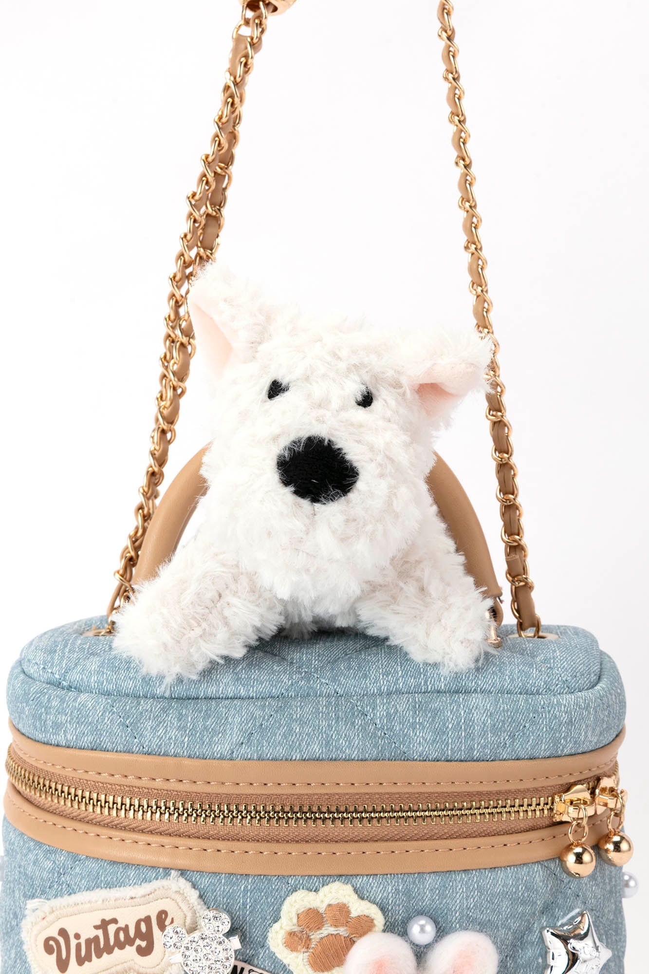 BLING BOX Westie Cosmetic Case Crossbody Bag