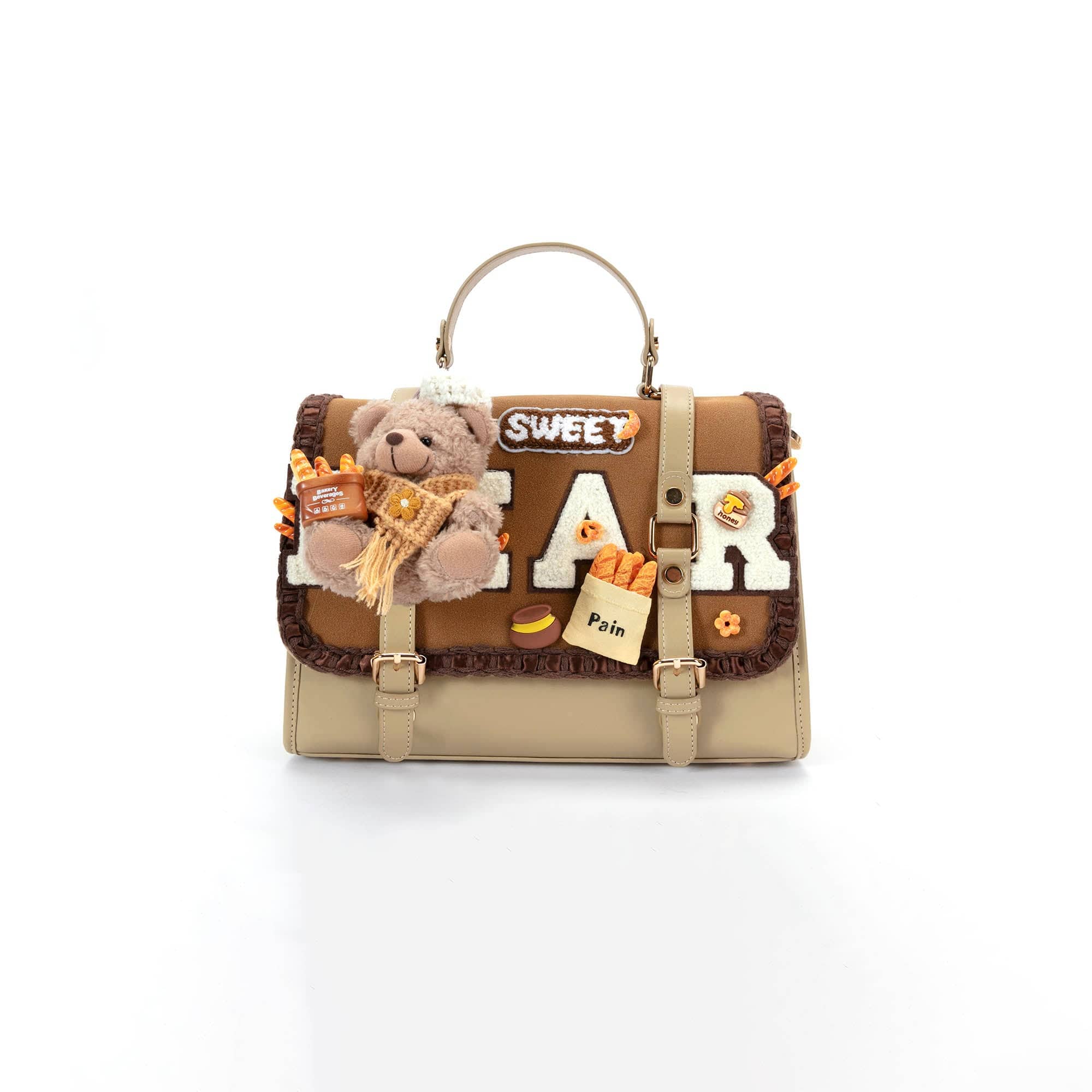 BLING BOX Baker Bear Flap Backpack