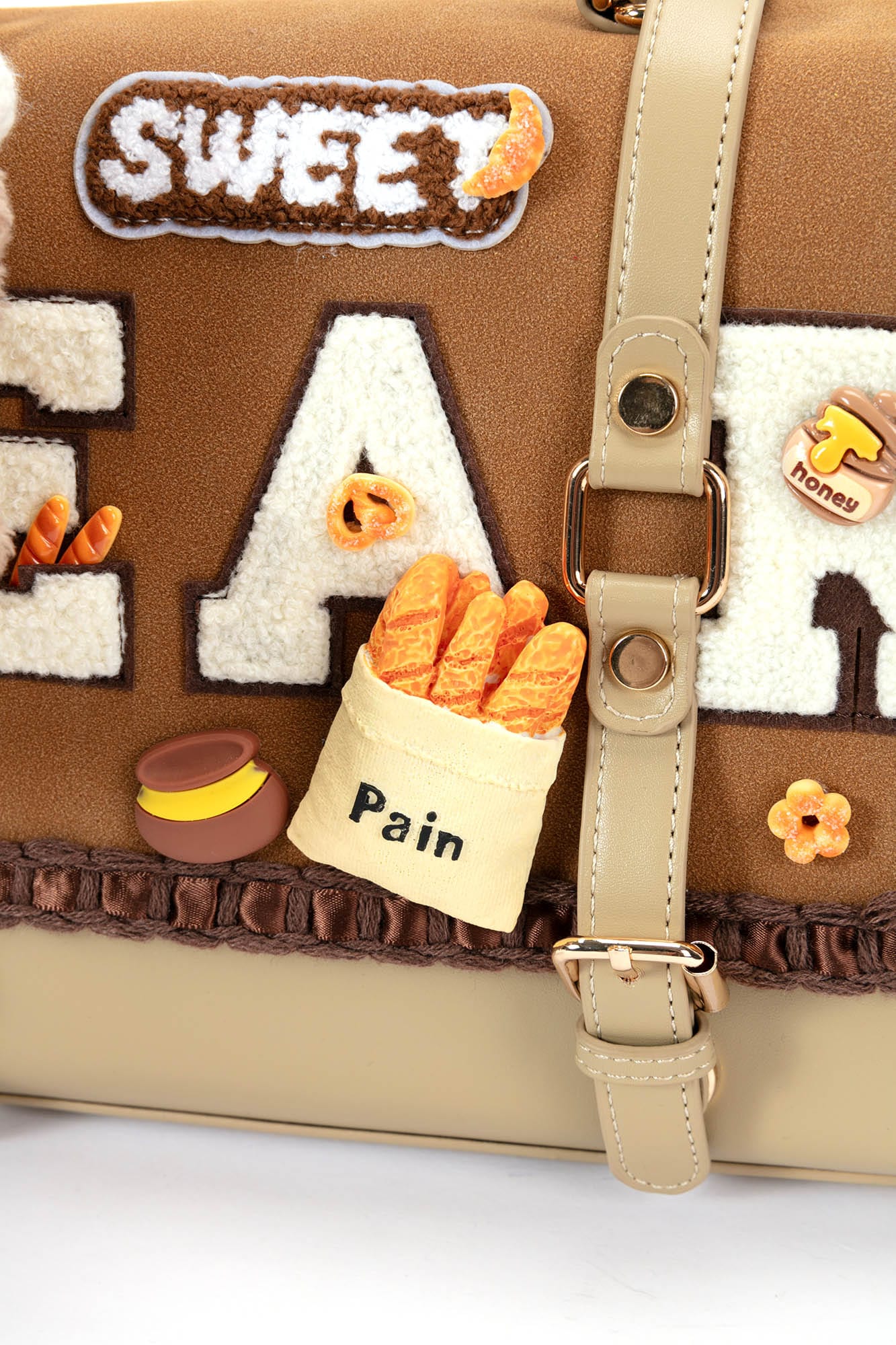 BLING BOX Baker Bear Flap Backpack