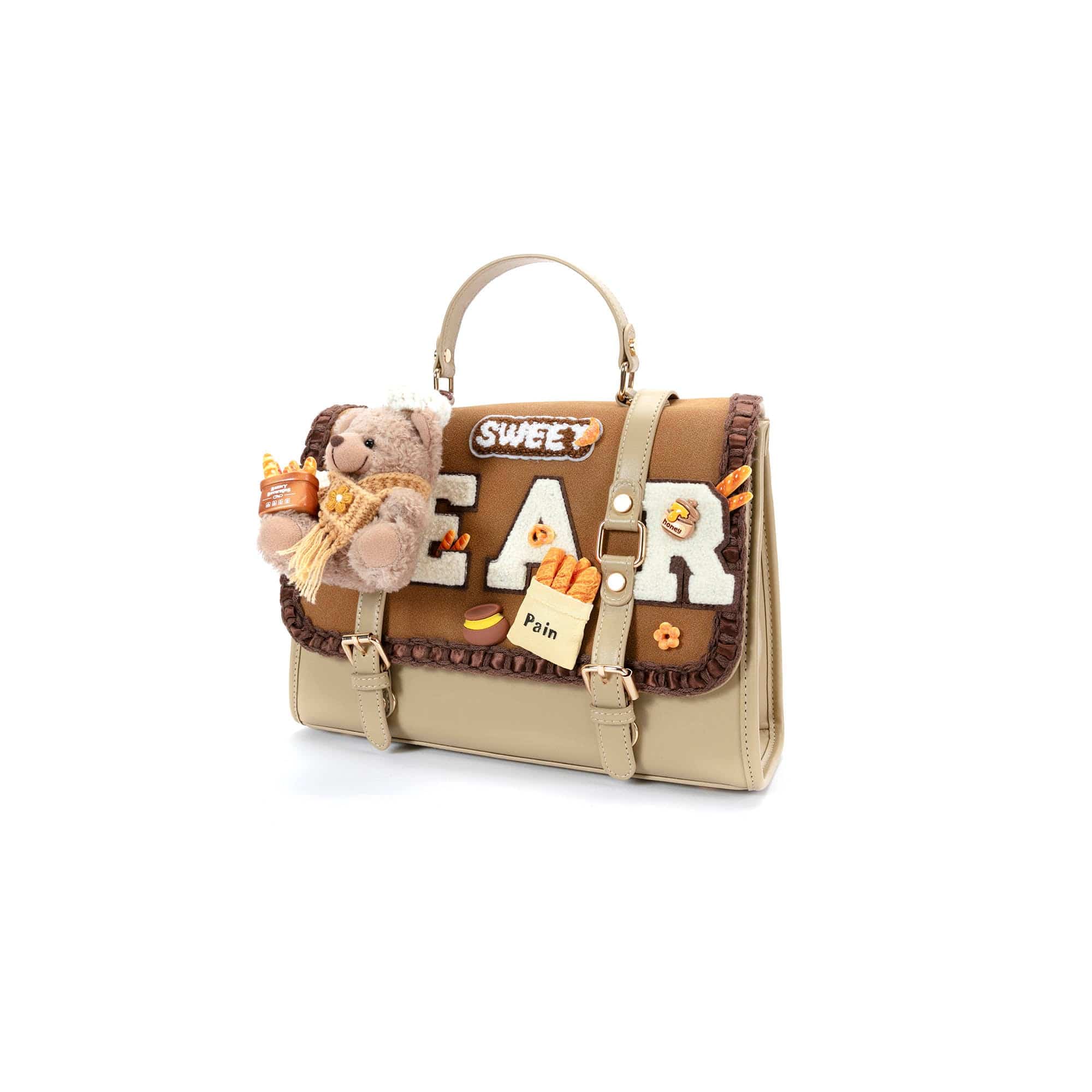 BLING BOX Baker Bear Flap Backpack