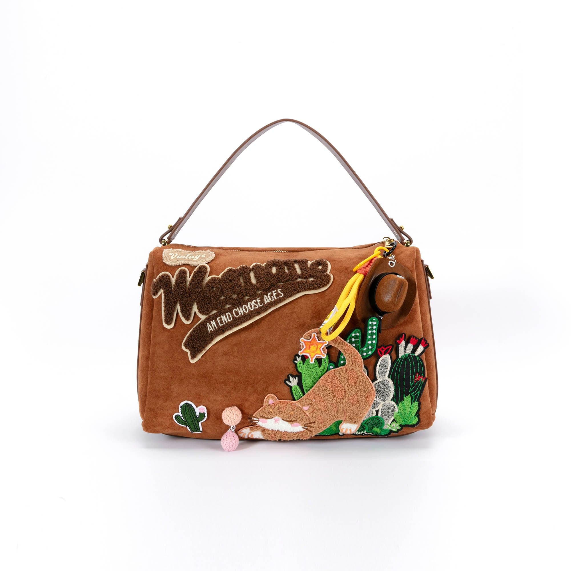 BLING BOX Desert Nap Embroidered Shoulder Bag