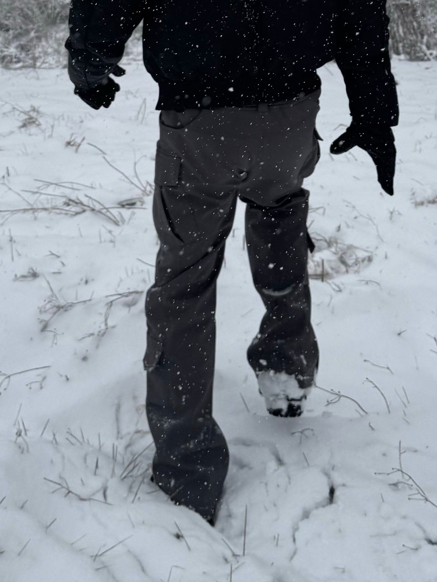 CATSSTAC Paneled Utility Fleece-Lined Cargo Pants