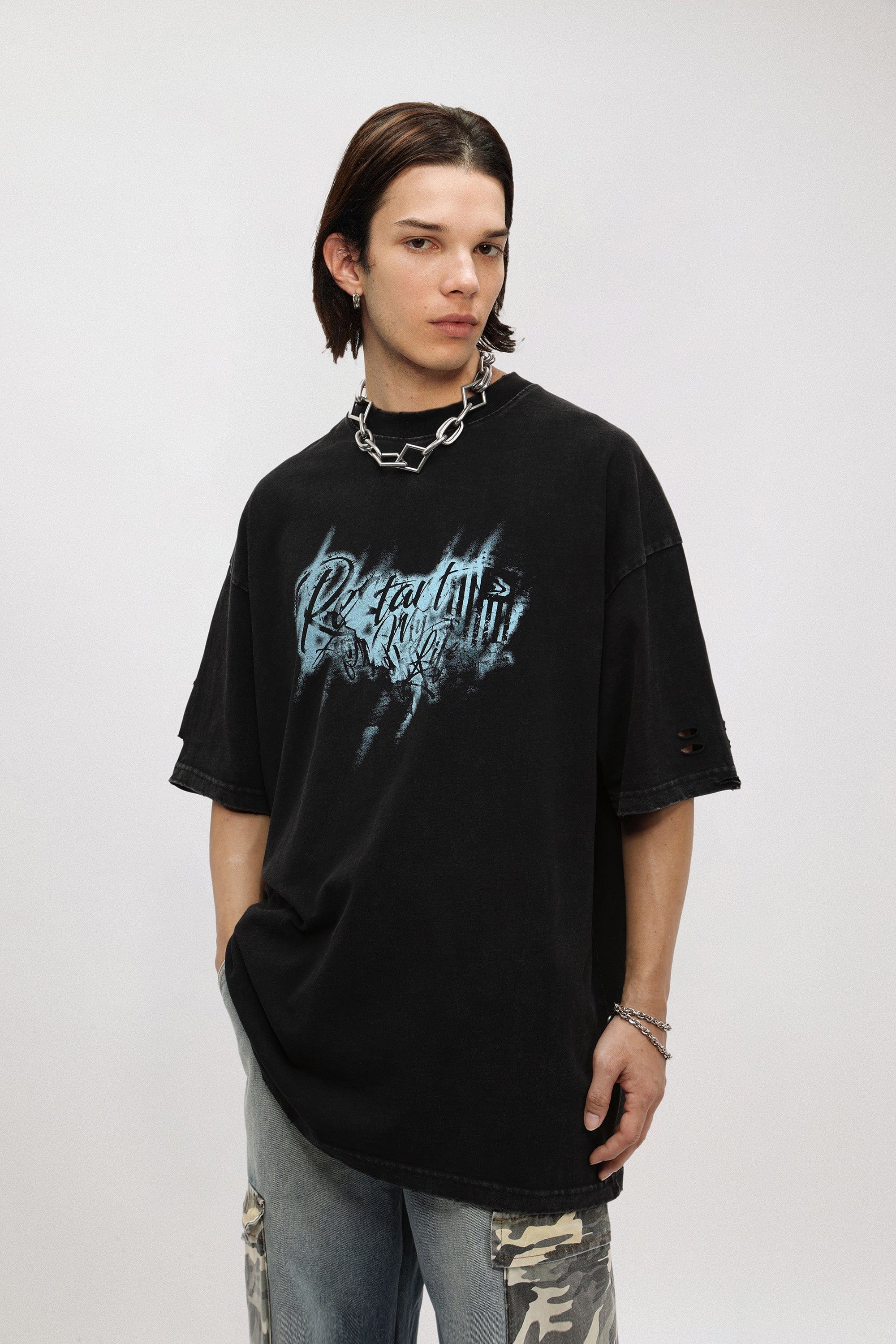 OVDY Restart Ripped T-Shirt