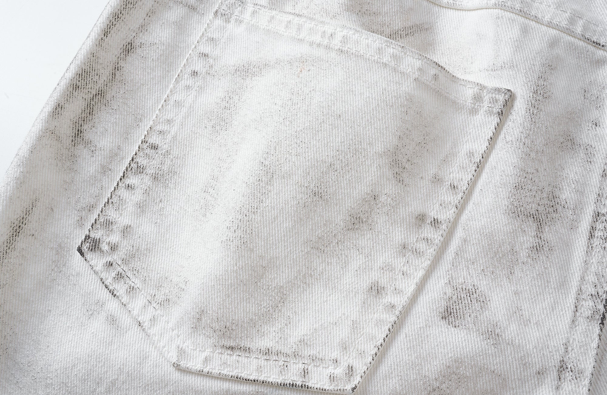 REBEL WAVE Distressed Stacked Flared Jeans