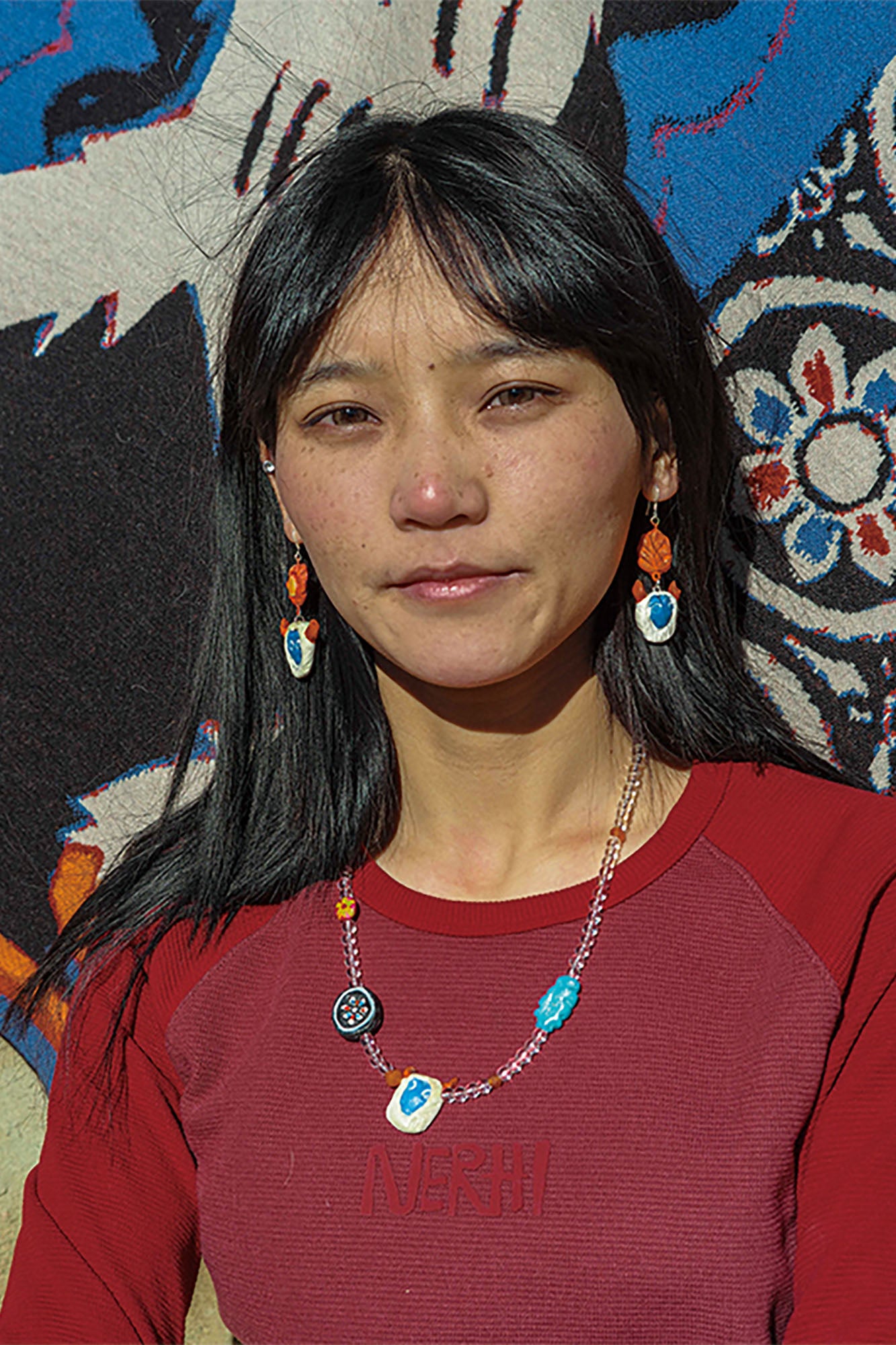 NERHI Totem Clay & Crystal Beaded Necklace