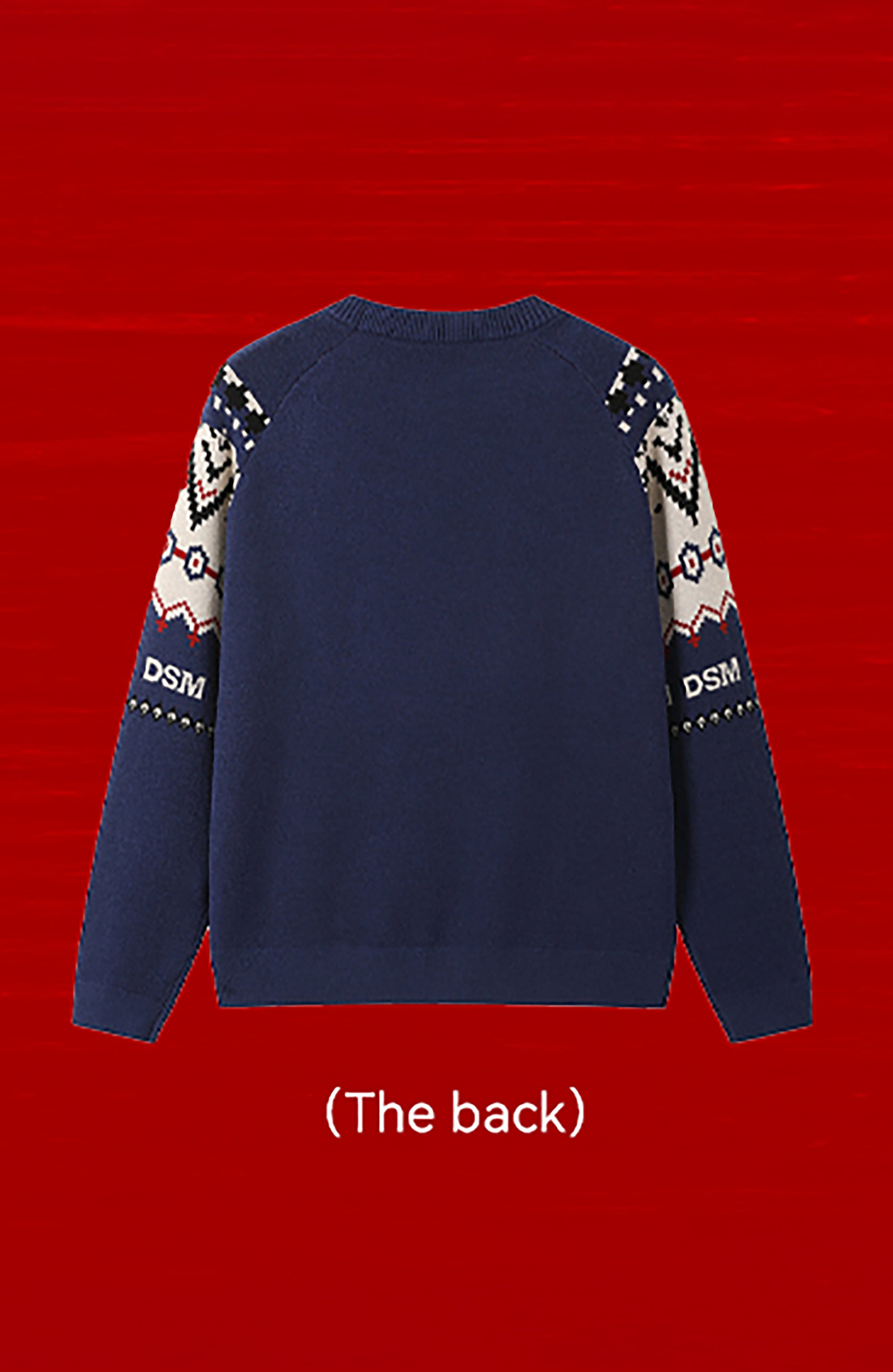DONSMOKE x EVA Jacquard Graphic Sweater