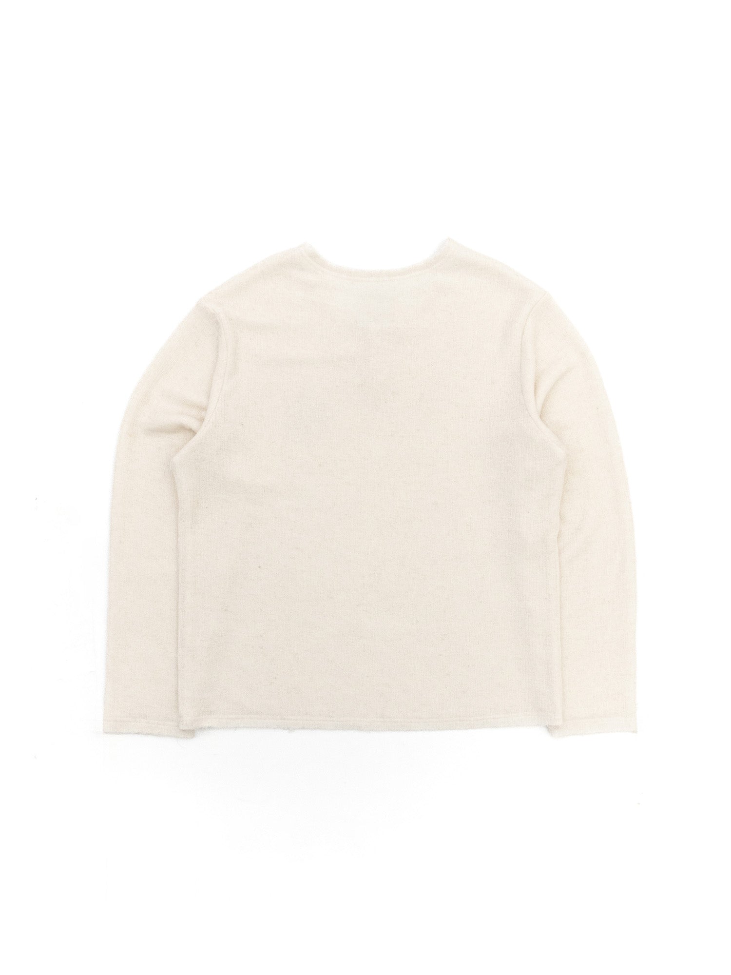 IN EXISTENCE Raw Hem Henley Long-Sleeve Tee