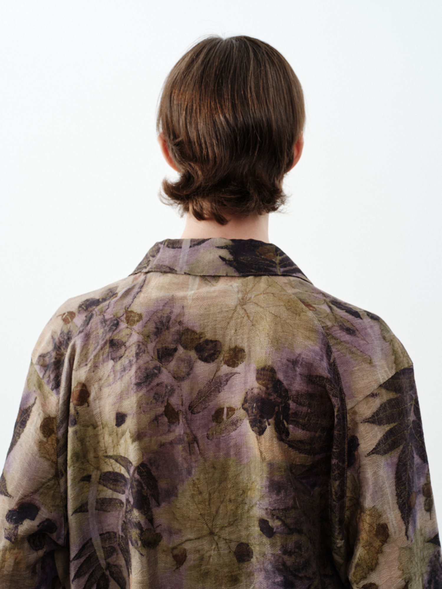 GRAINMUSTARD Retro Botanical Jacquard Tencel Shirt