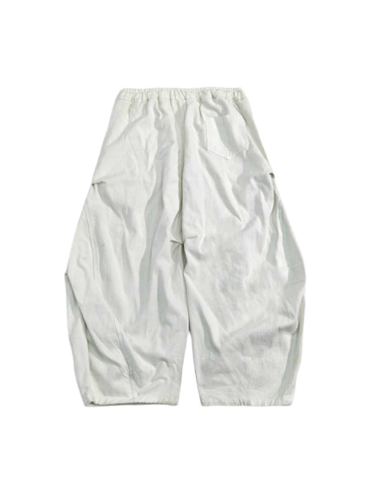 UUCSCC Washed Curved Wide-Leg Jeans
