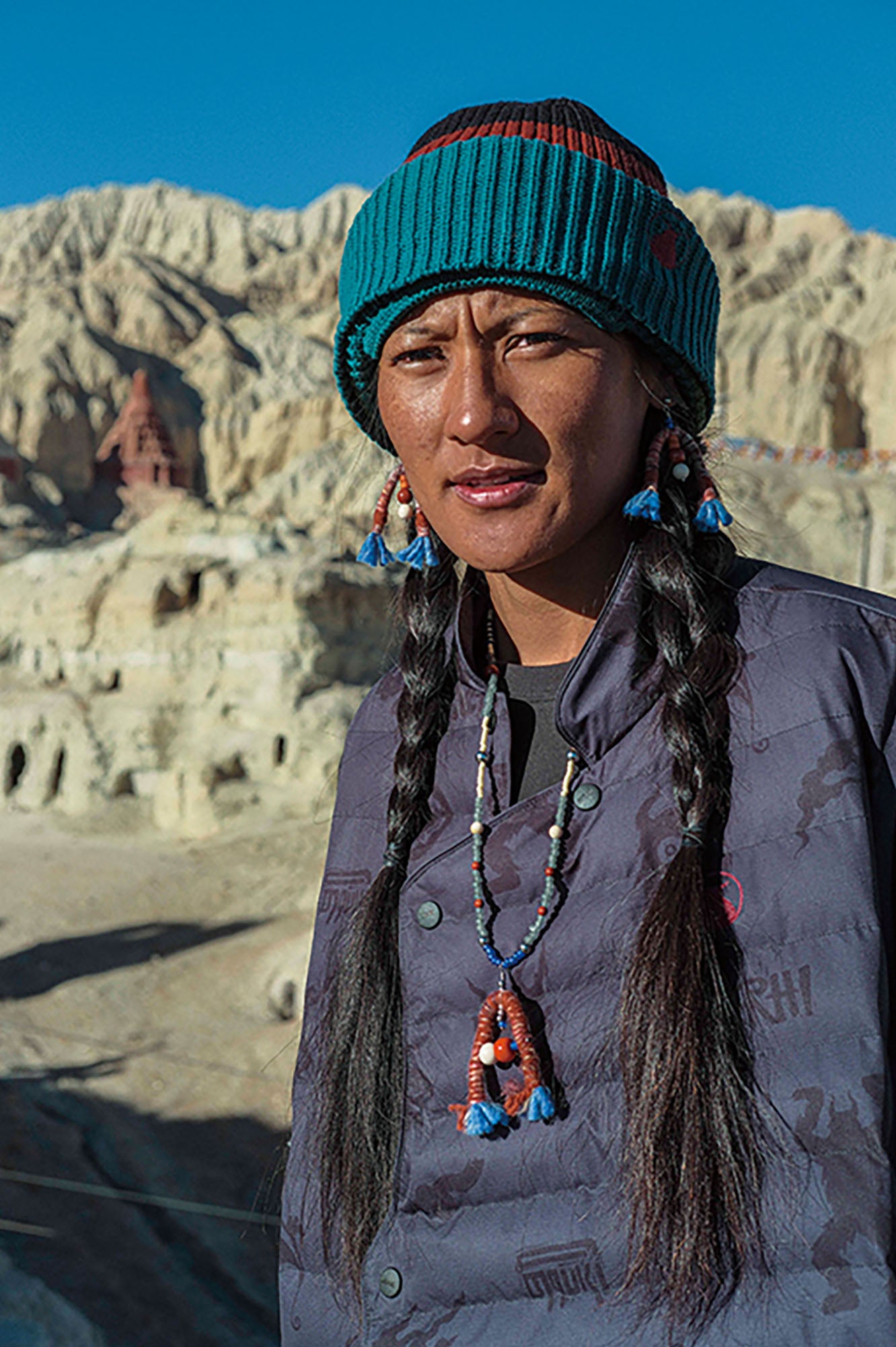 NERHI Contrast Knit Balaclava