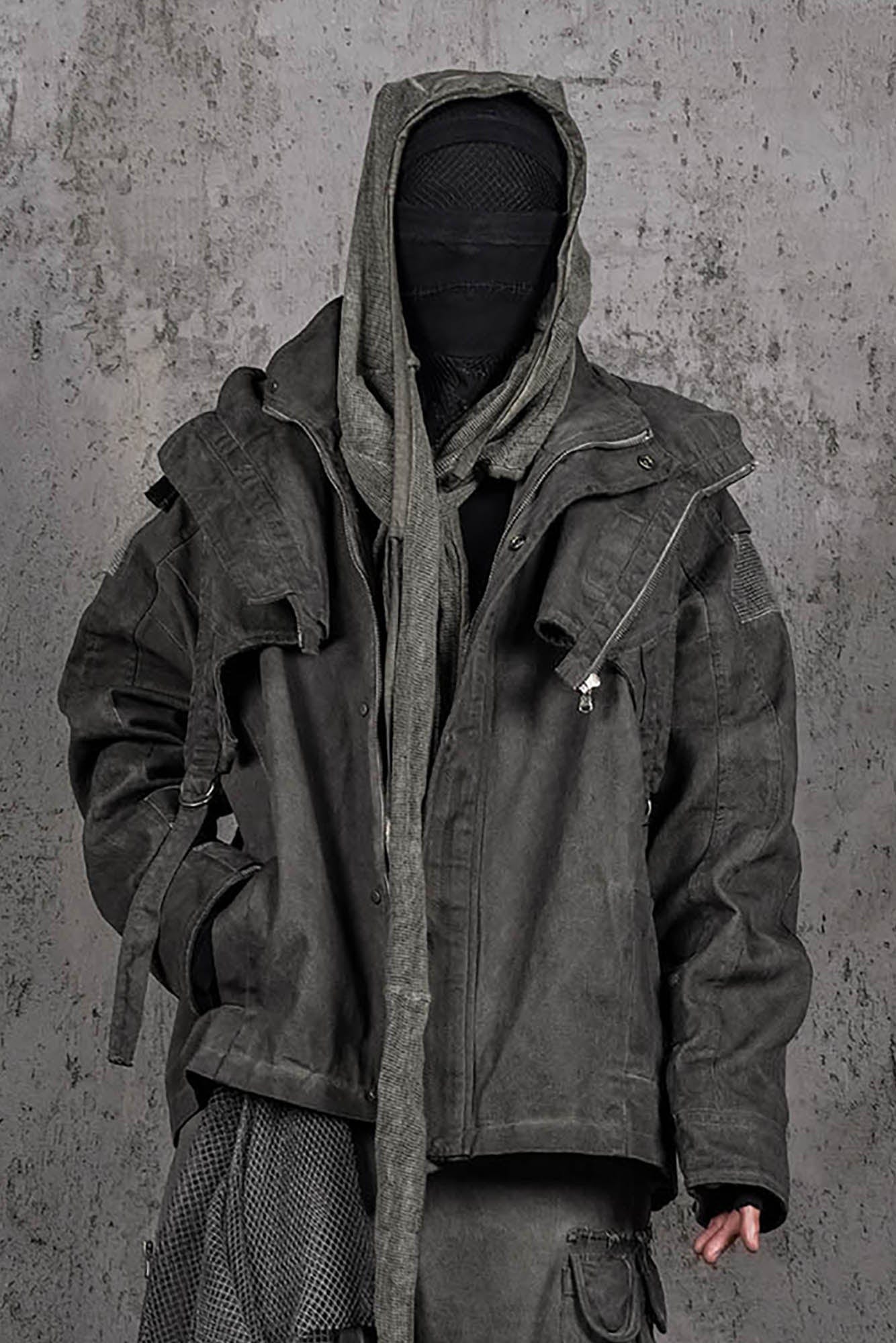 UNDERWATER Scavenger Heavyduty Mesh Oversized Jacket, premium urban and streetwear designers apparel on PROJECTISR.com, UNDERWATER