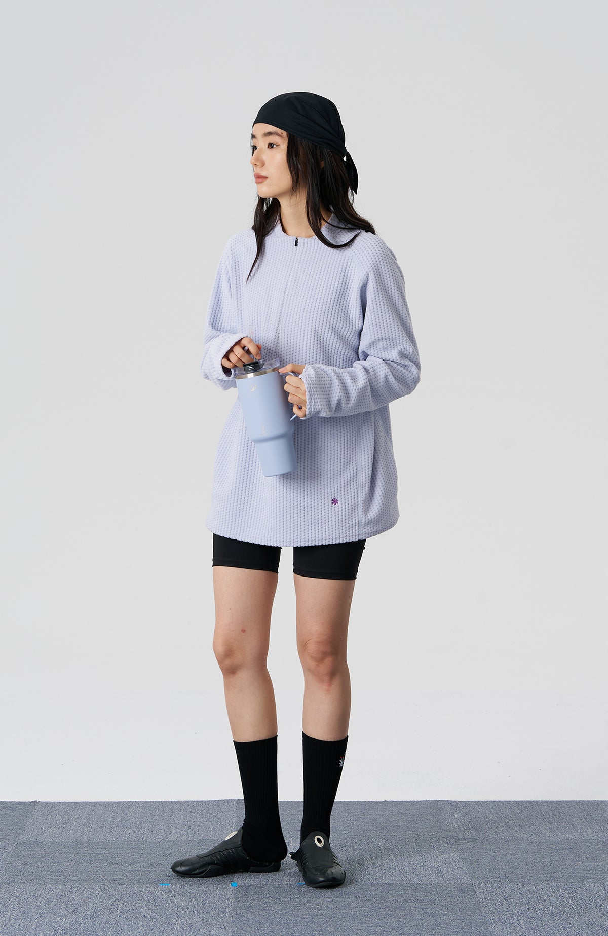 FMACM Diamond Fleece Half-Zip Long-Sleeve Tee