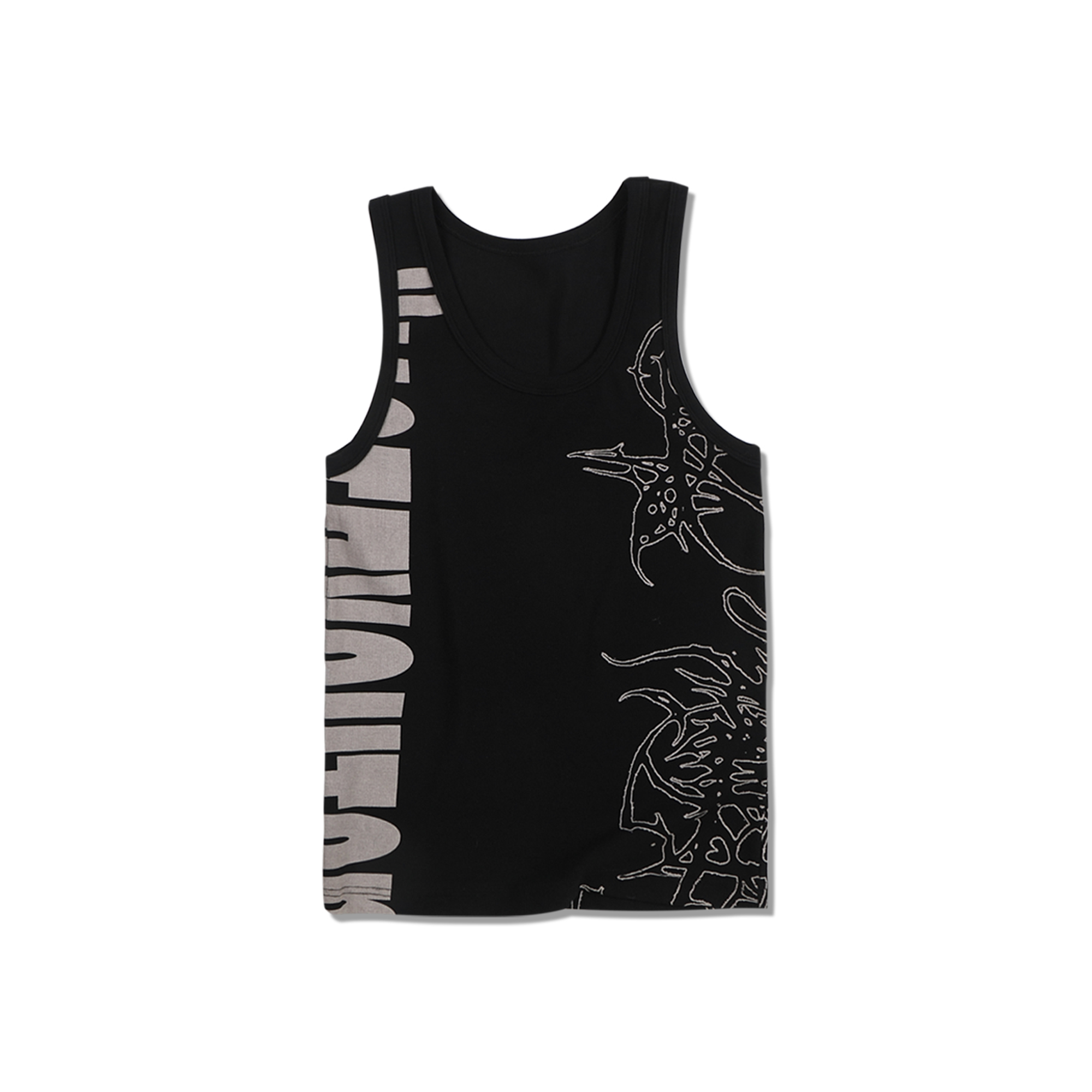 WHISTLEHUNTER Graffiti Ribbed Tank Top, premium urban and streetwear designers apparel on PROJECTISR.com, WHISTLEHUNTER