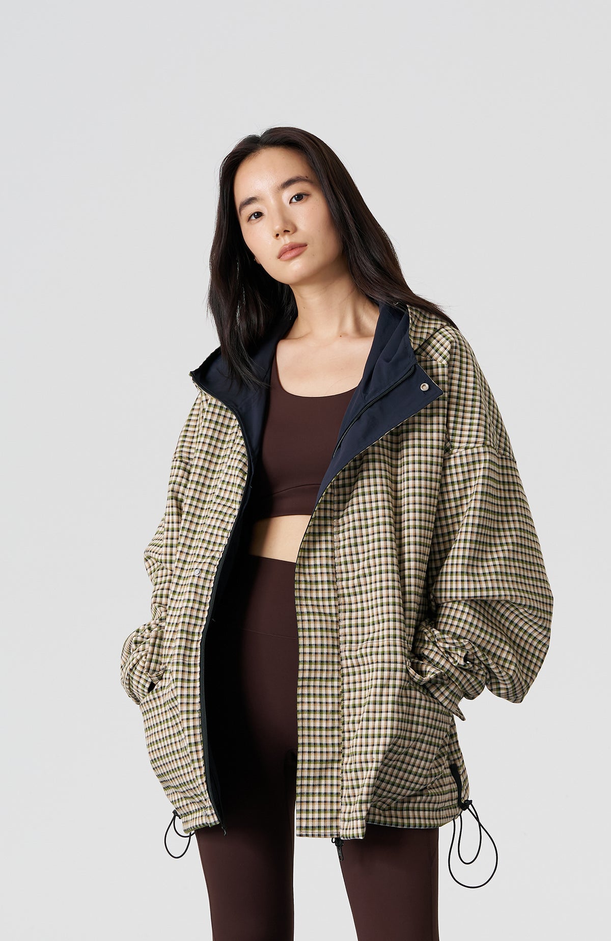 FMACM Reversible Hooded Windbreaker Jacket
