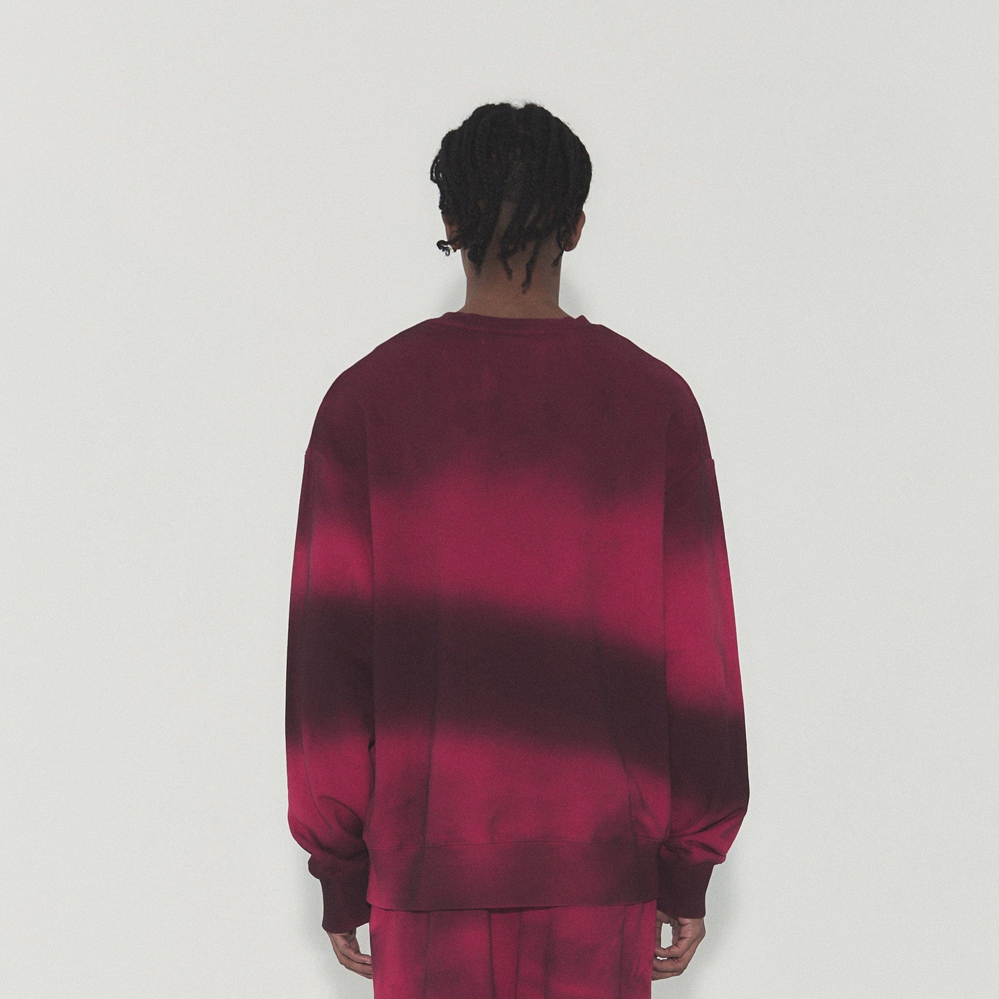 VANN VALRENCE Ombre Stripe Crewneck Sweatshirt, premium urban and streetwear designers apparel on PROJECTISR.com, VANN VALRENCE