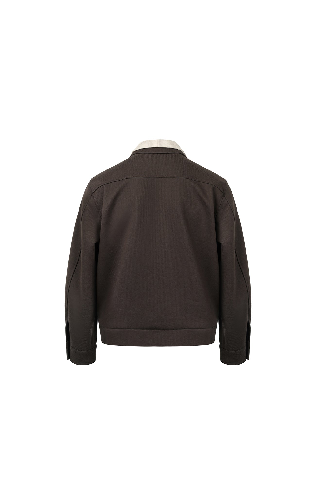 OKAYTHXBYE Faux-Layer Knit-Inset Jacket