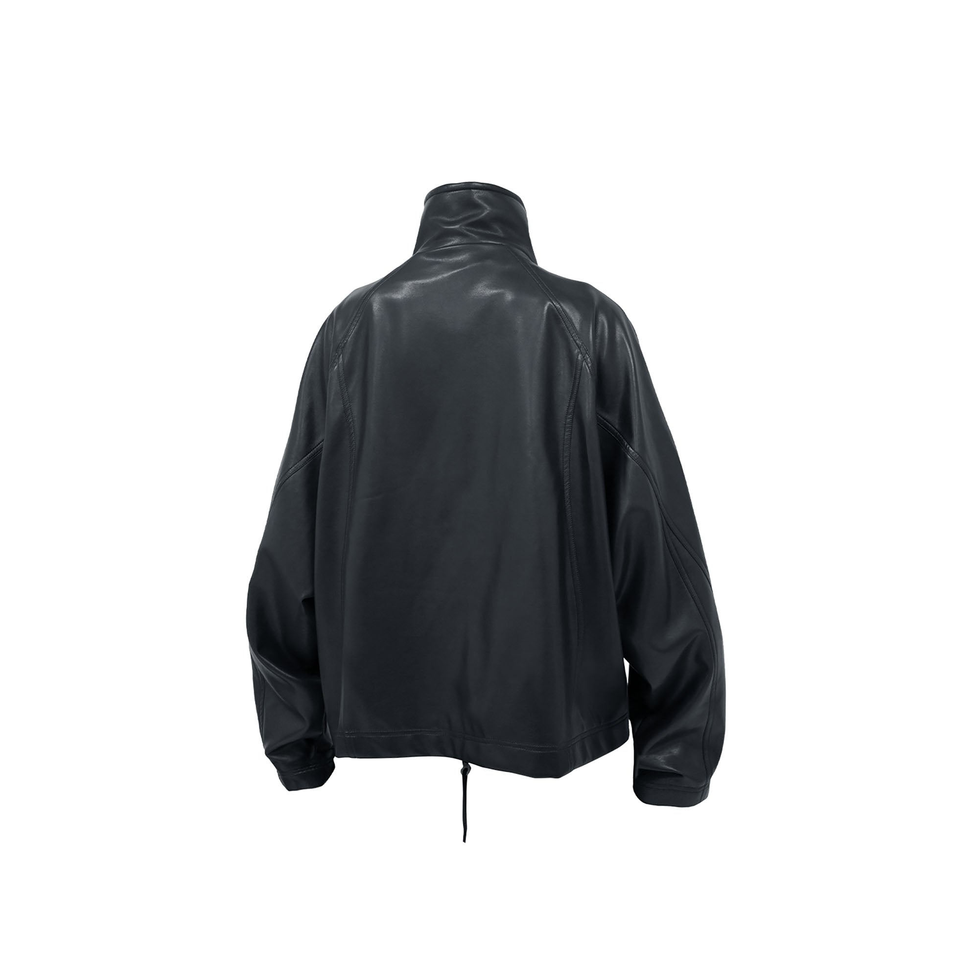 RELABEL Multi-Pocket Faux Leather Oversized Jacket