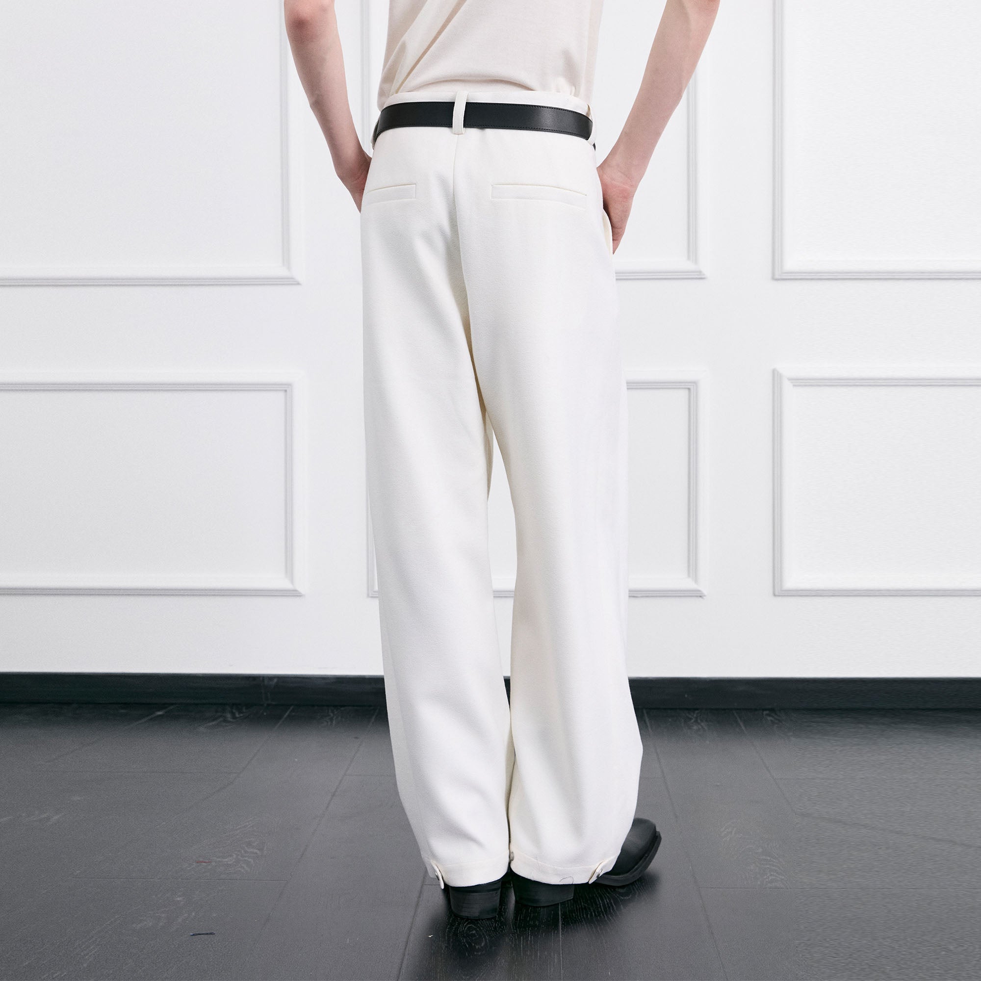 FACEONLAB Essential Wool-Blend Pleated Trousers, premium urban and streetwear designers apparel on PROJECTISR.com, FACEONLAB