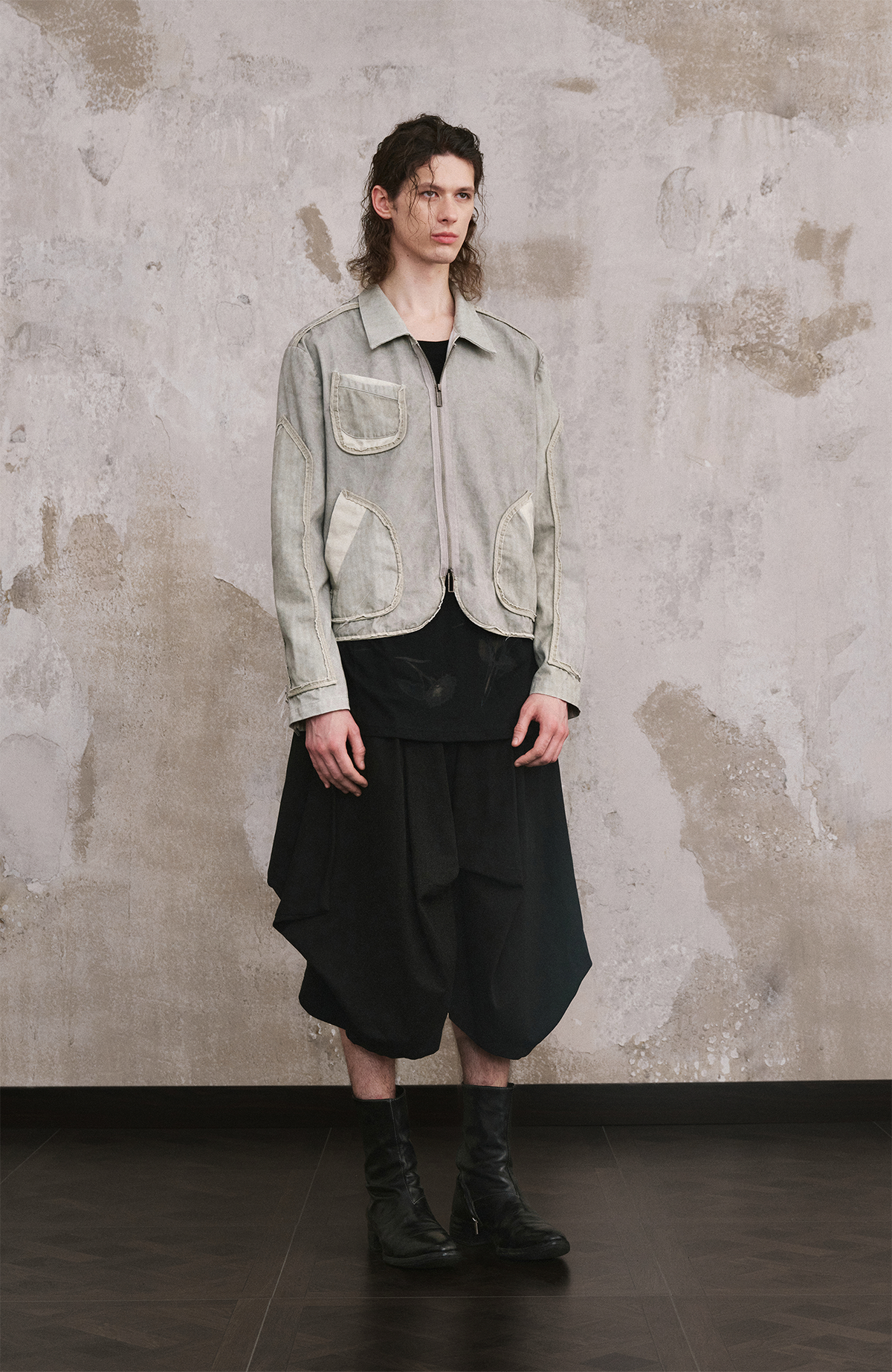 ILNya Nieternite Nifutur Paneled Lapel Double-Pocket Jacket