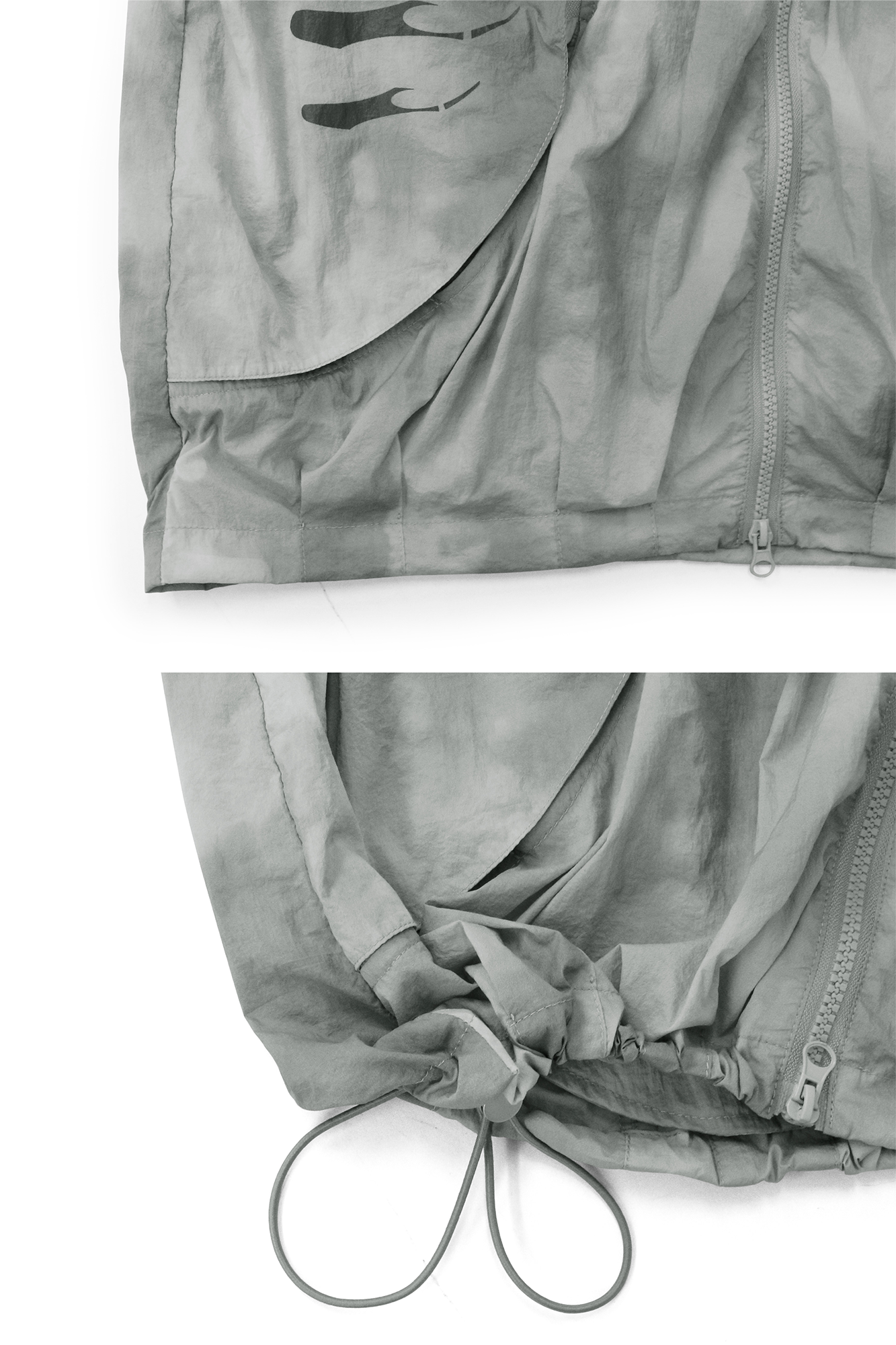 RELABEL Acid-Wash Balloon Hem Hooded Jacket Black, premium urban and streetwear designers apparel on PROJECTISR.com, RELABEL
