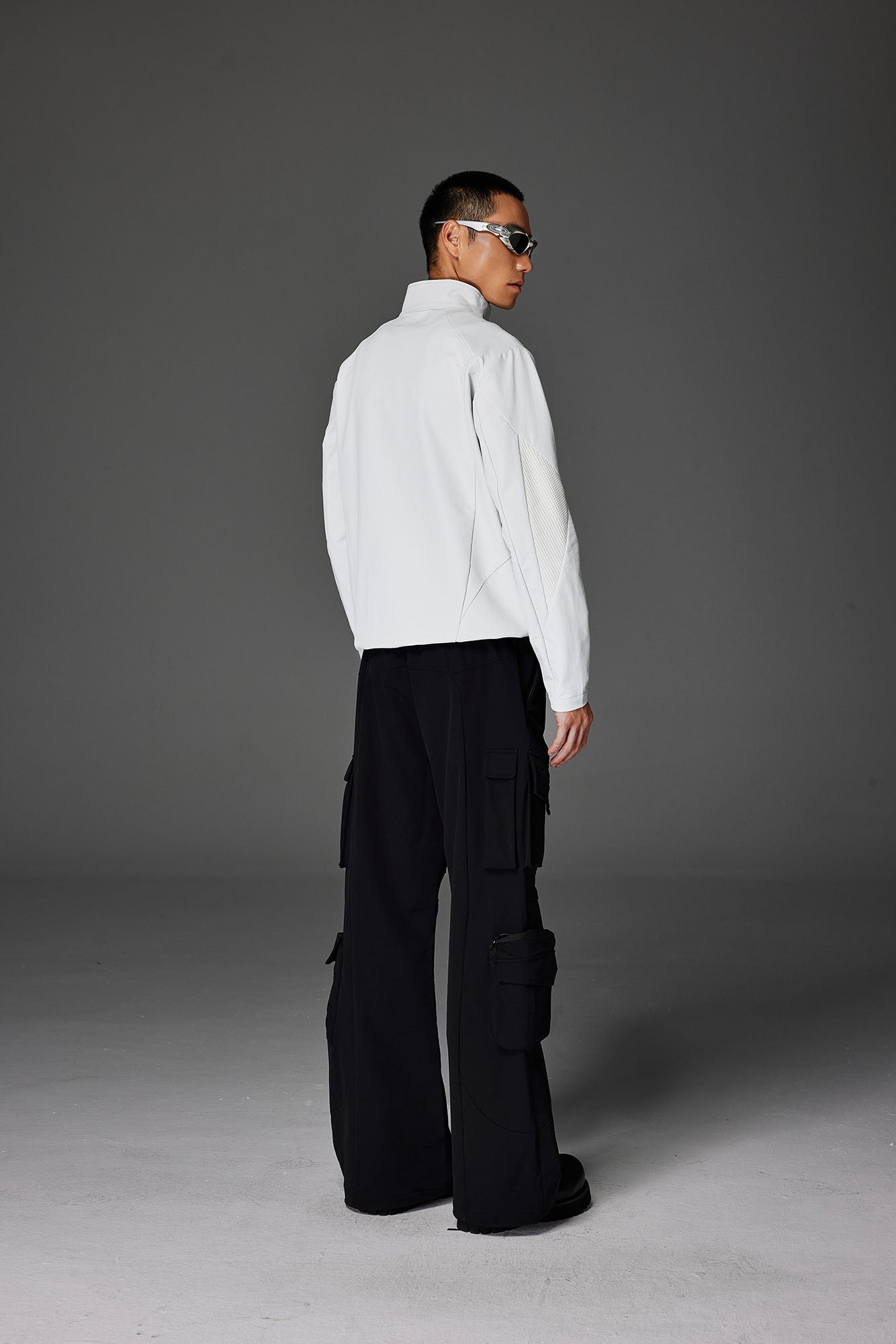 CATSSTAC Essential Panel Softshell Jacket, premium urban and streetwear designers apparel on PROJECTISR.com, CATSSTAC