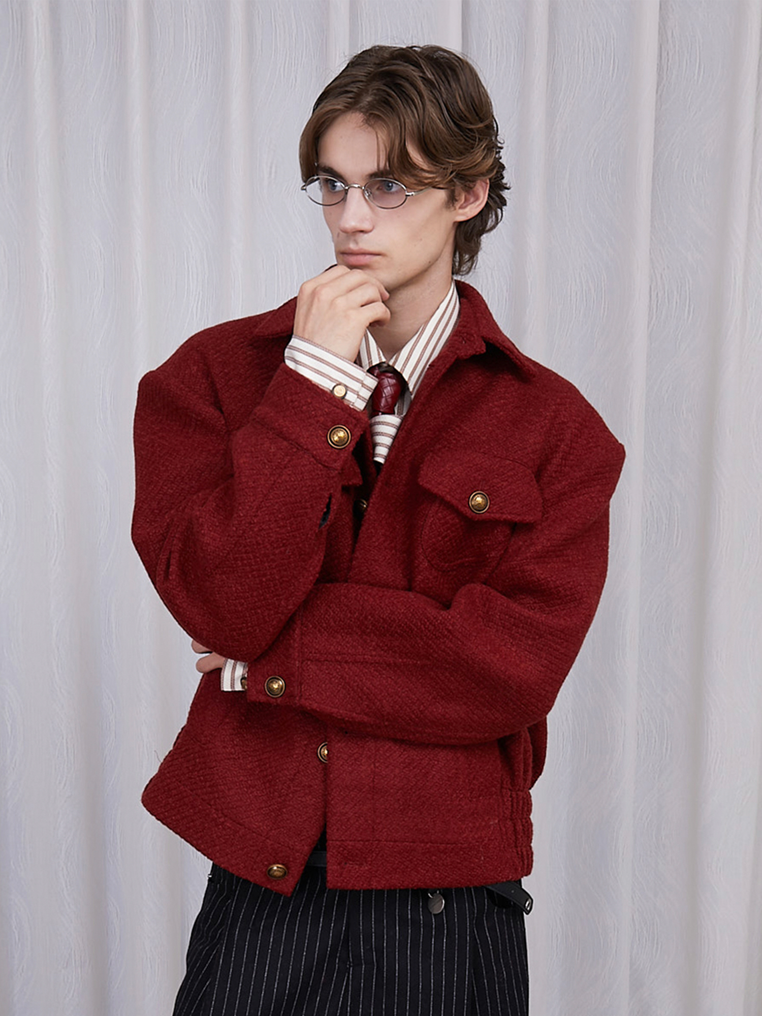 ASSEEN Classic Wool-Blend Jacket