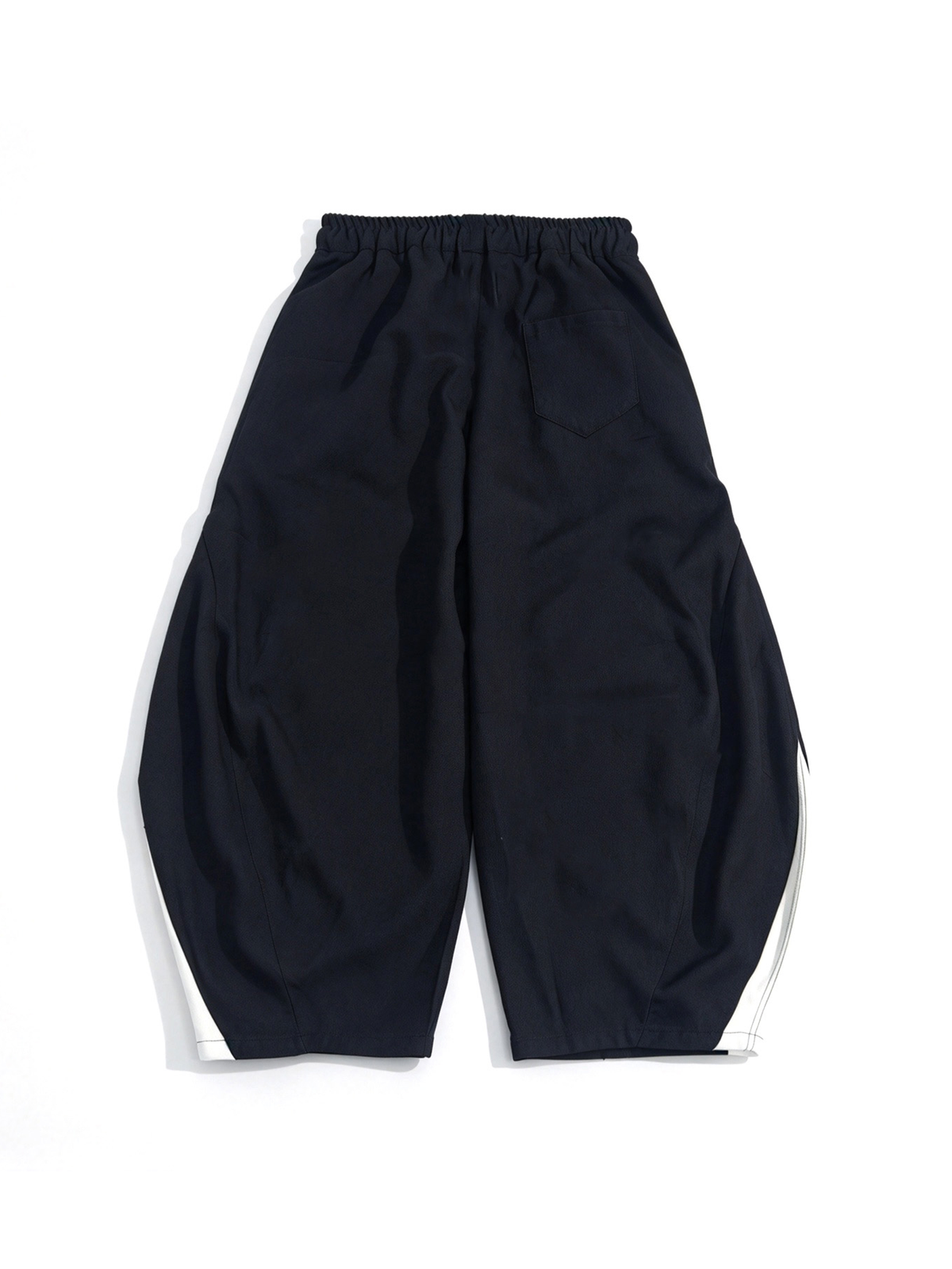 UUCSCC Spliced Contrast Wide-Leg Curved Pants, premium urban and streetwear designers apparel on PROJECTISR.com, UUCSCC