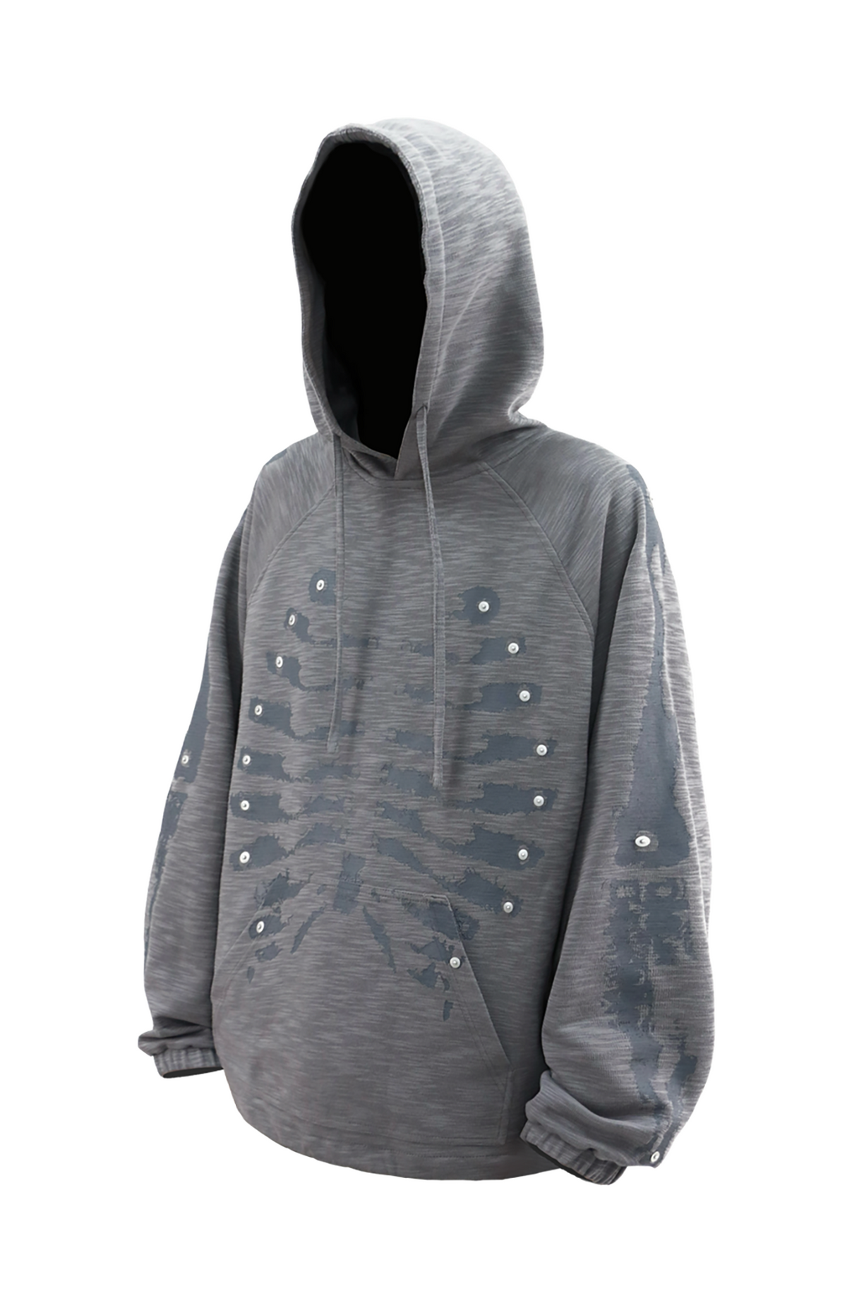 RELABEL Bone Mapping Full-Print Oversized Hoodie