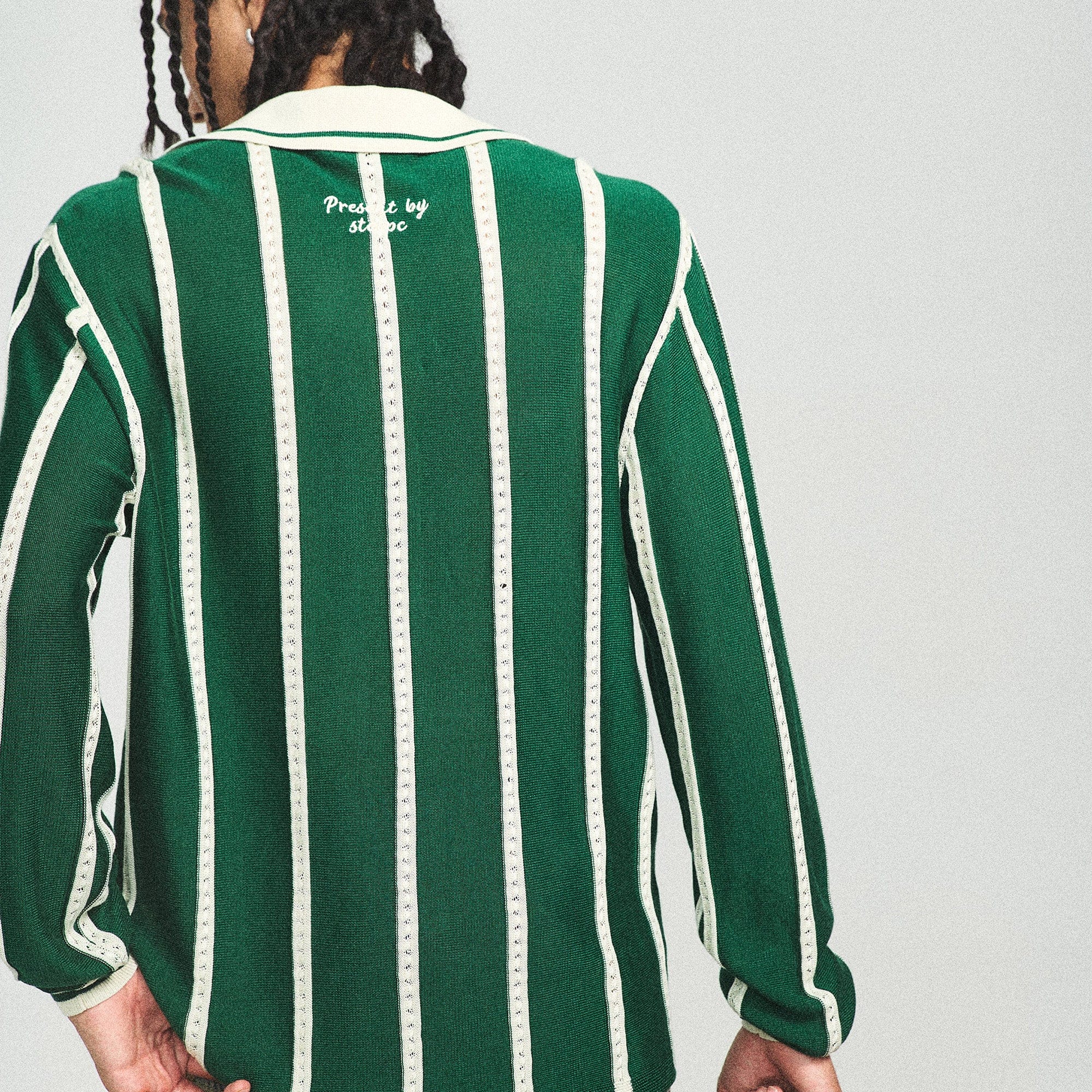 STEEPC Retro Knitted Stripe Jersey