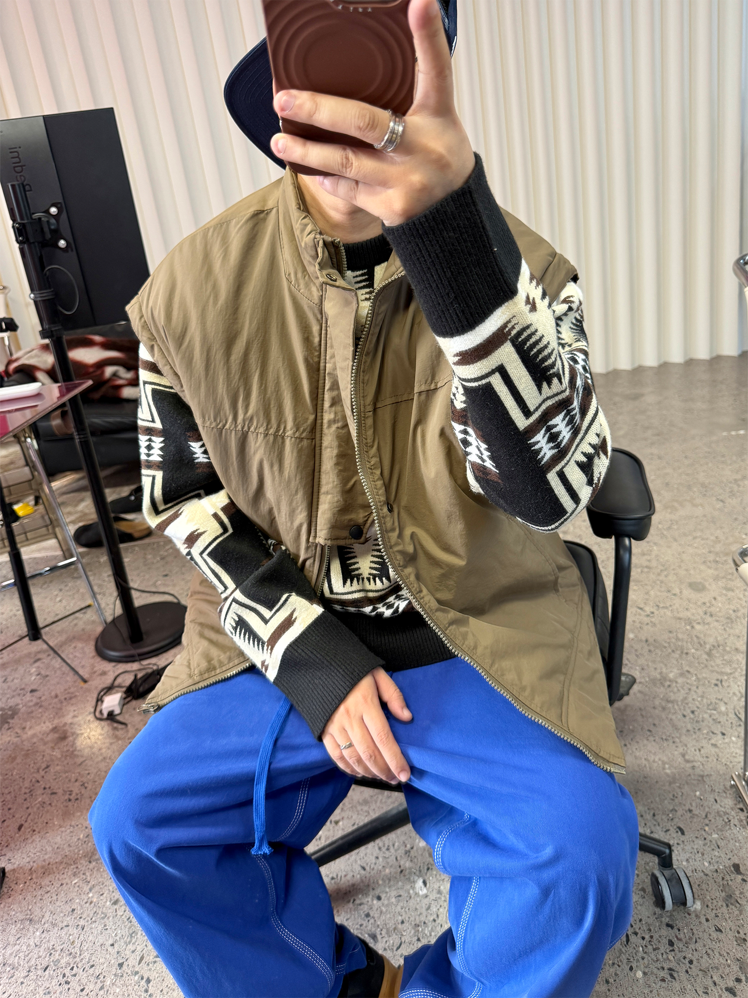 ME DA IGUAL Asym Placket Waterproof Vest