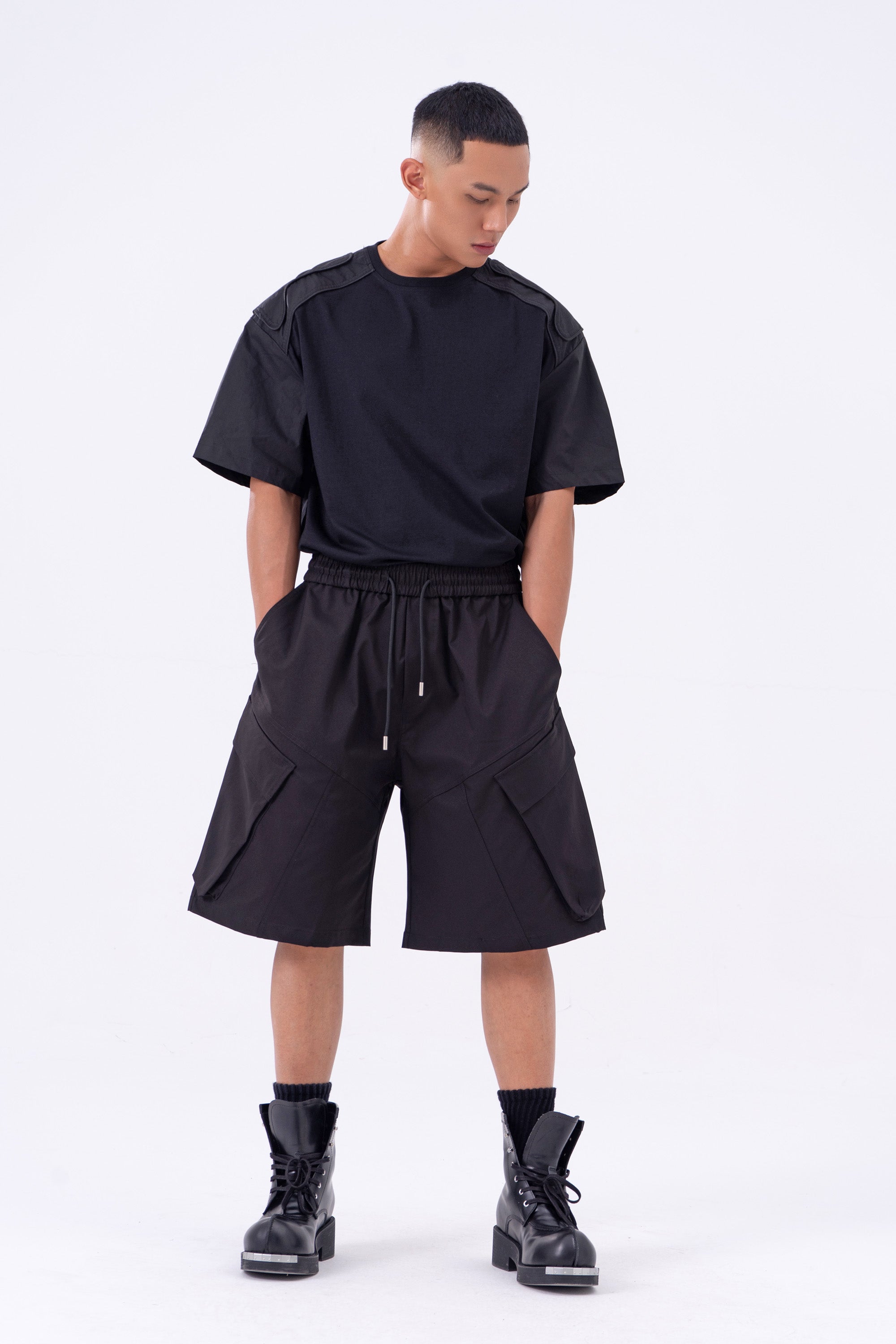 CLP Modern Deconstructed Multi Pockets Shorts