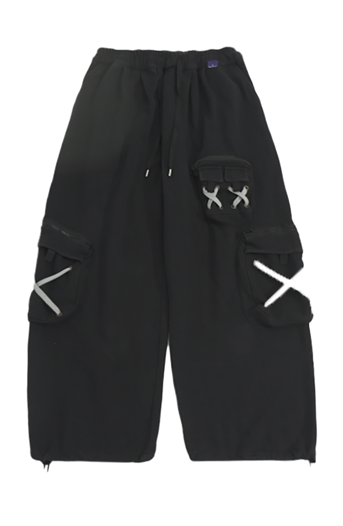 UUCSCC Retro Multi-Pocket Wide-Leg Cargo Pants