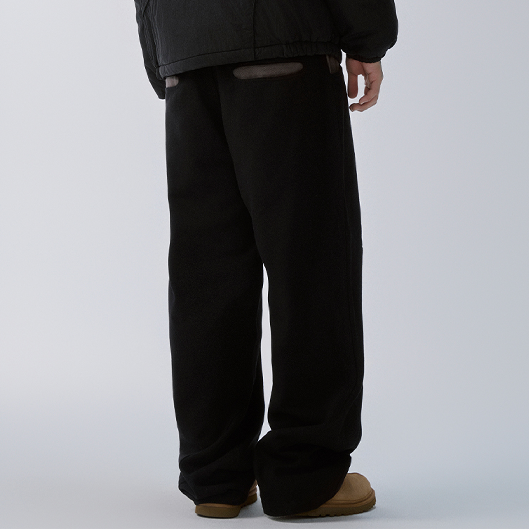F2CE Paneled Contrast Embroidered LOGO Pants