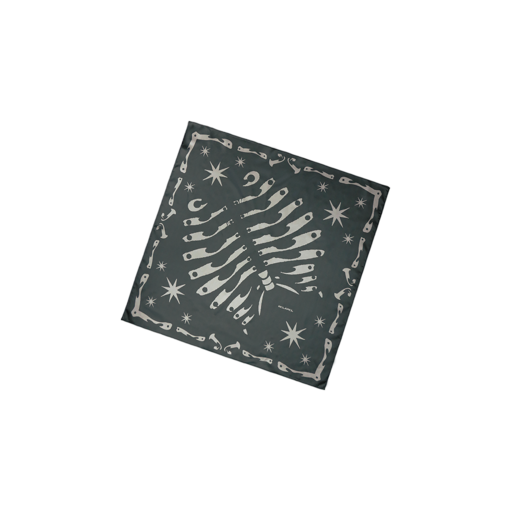 RELABEL Skeleton Star Bandana
