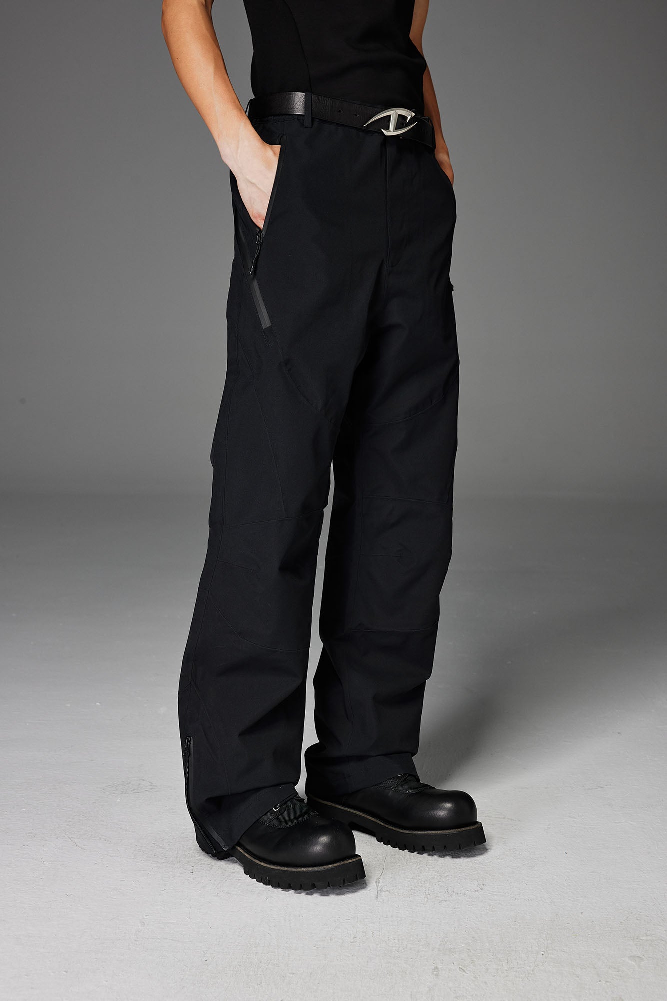 CATSSTAC Essential Panel Zip-Hem Waterproof Pants, premium urban and streetwear designers apparel on PROJECTISR.com, CATSSTAC