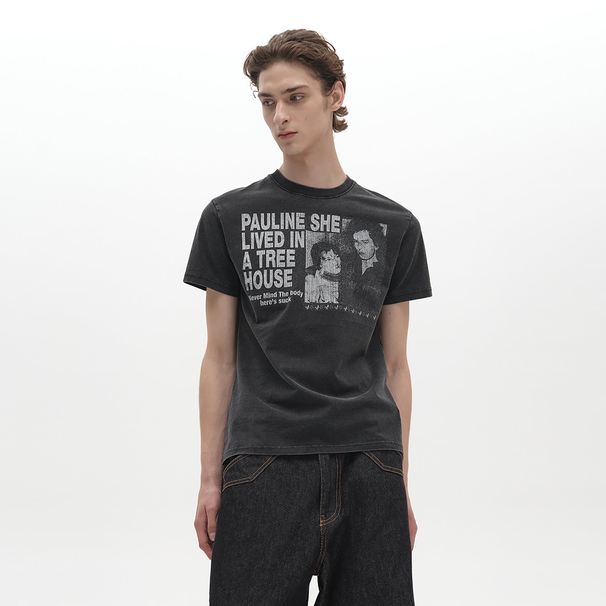SADSOUP Washed Graphic Tee