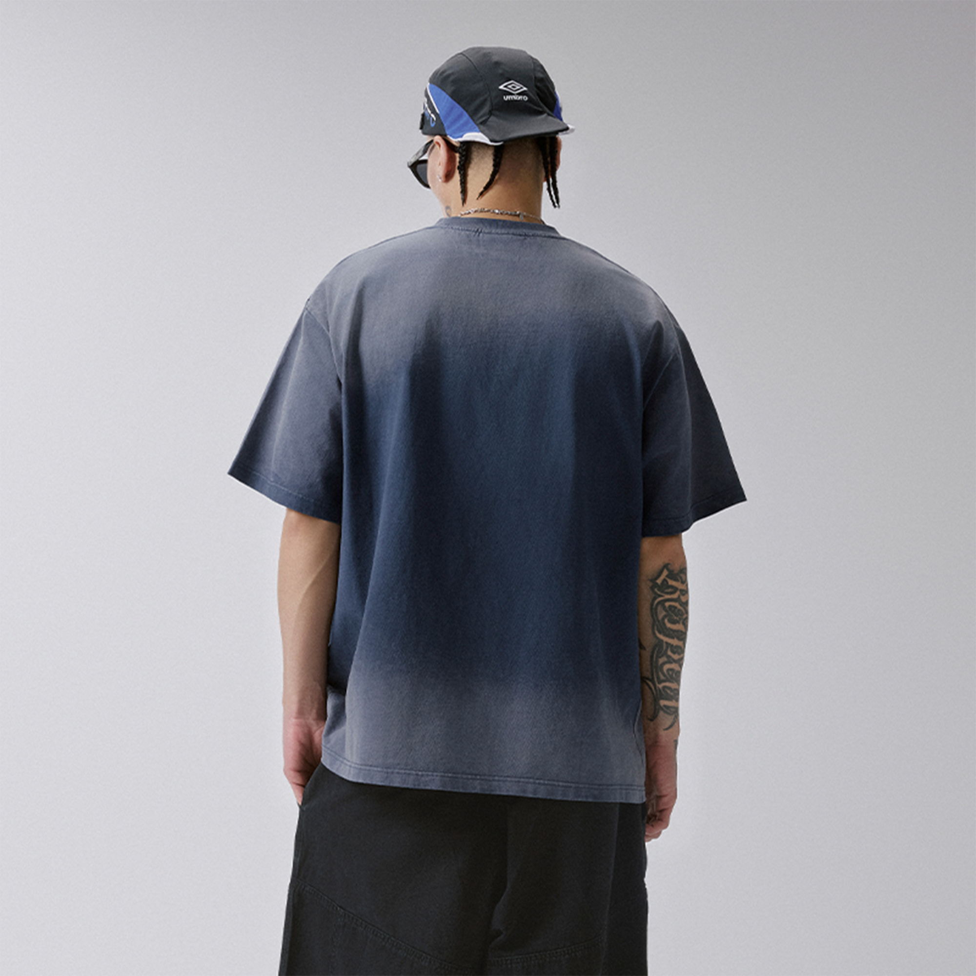 F2CE Gradient Washed Portrait Graphic T-Shirt