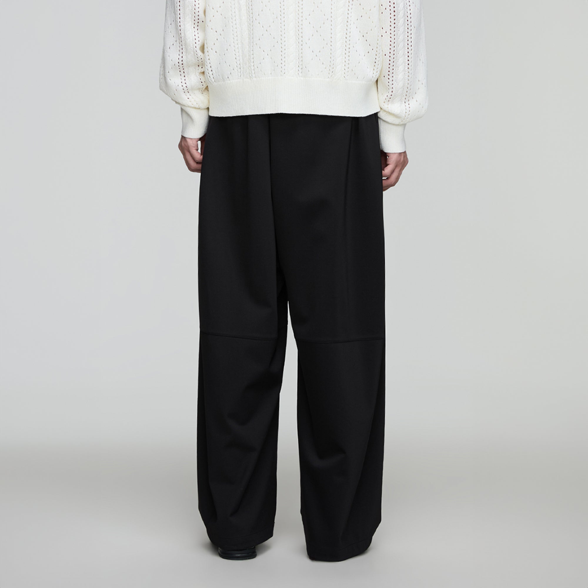 OPICLOTH Pleated Drawstring Oversized Pants