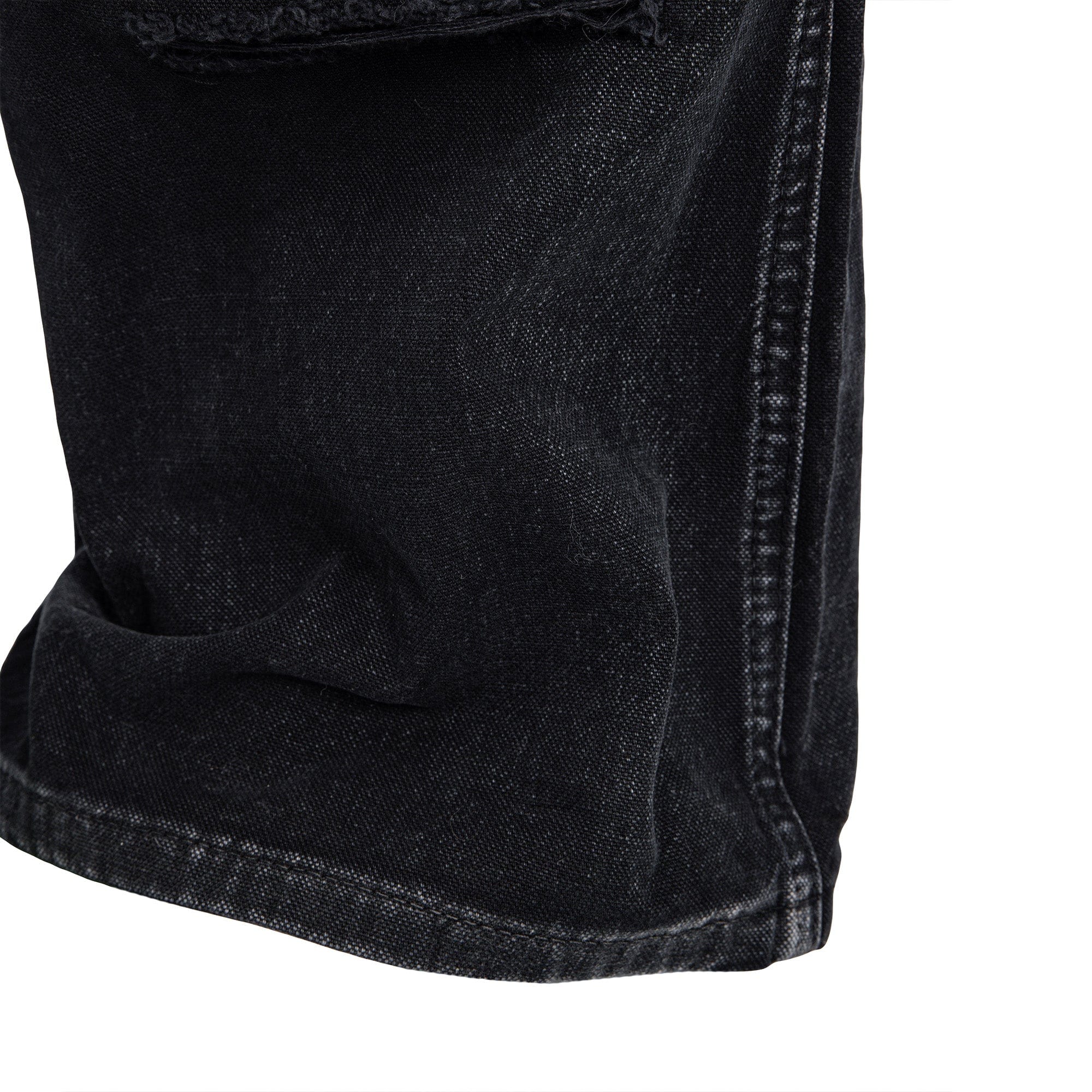 CATSSTAC Distressed Double-Knee Carpenter Straight-Leg Jeans Black, premium urban and streetwear designers apparel on PROJECTISR.com, CATSSTAC
