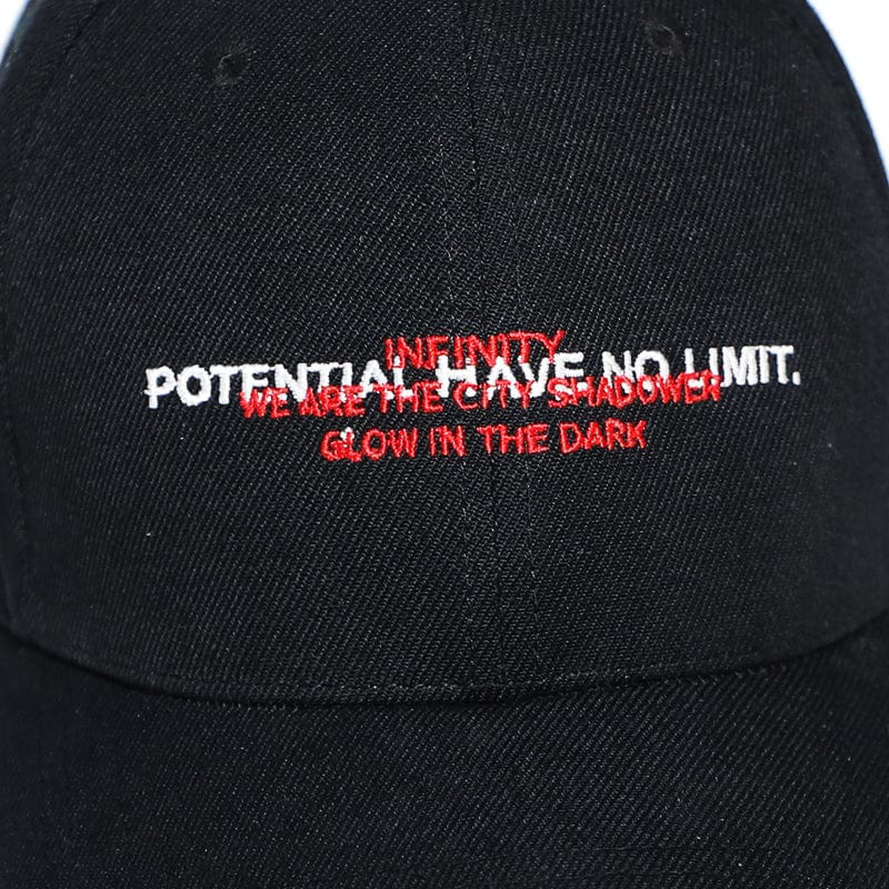 ENSHADOWER Embroidered Slogan Hat, premium urban and streetwear designers apparel on PROJECTISR.com, ENSHADOWER