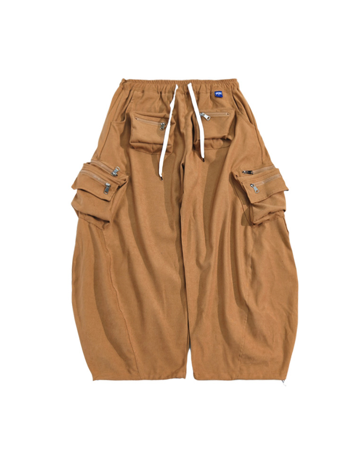 UUCSCC Curved Multi-Pocket Wide-Leg Cargo Pants