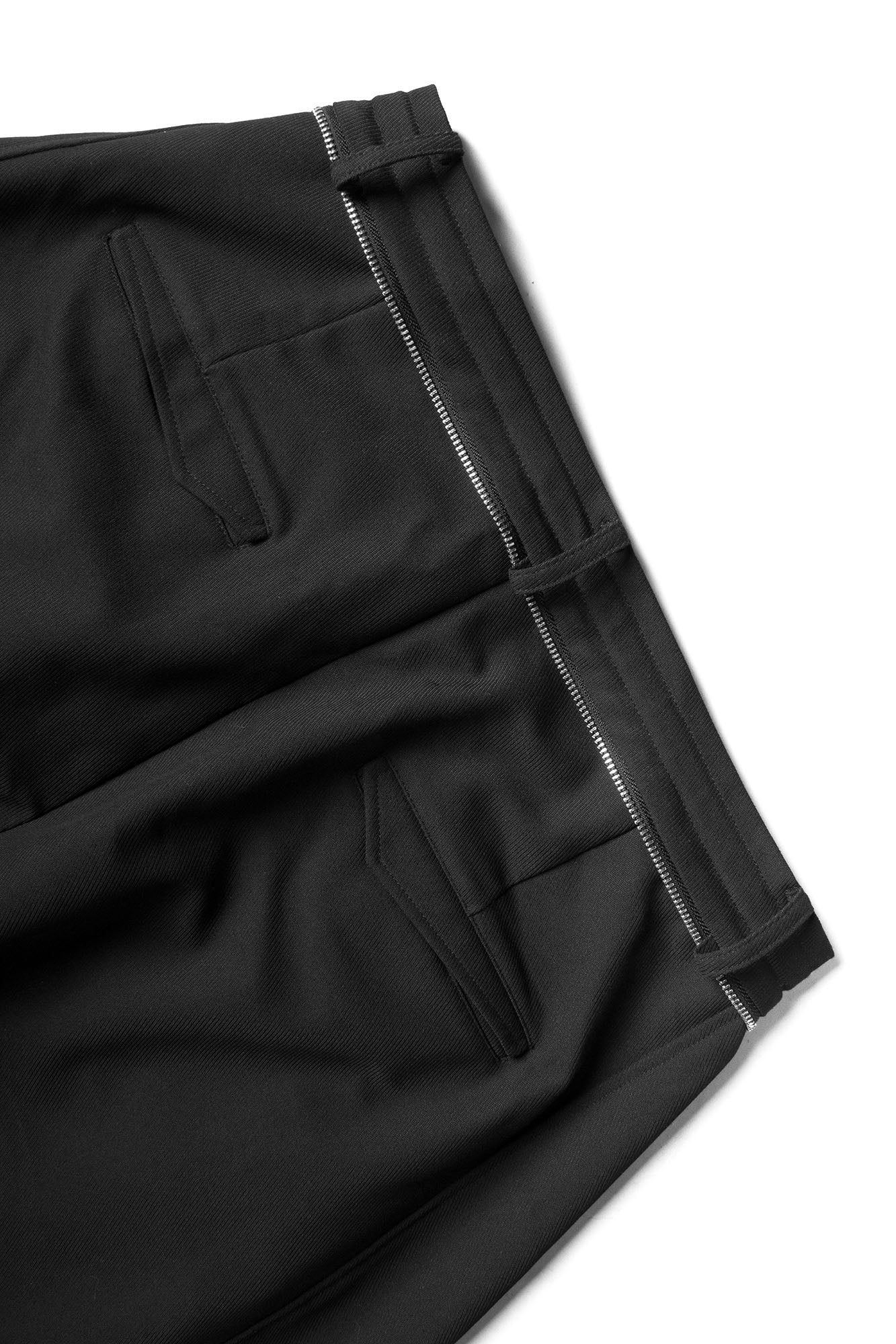 RELABEL Faux Layered Oversized Pants Black