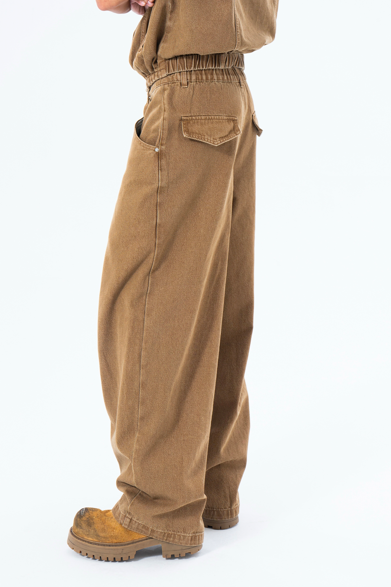 CLP Retro Washed Paneled Oversized Jeans