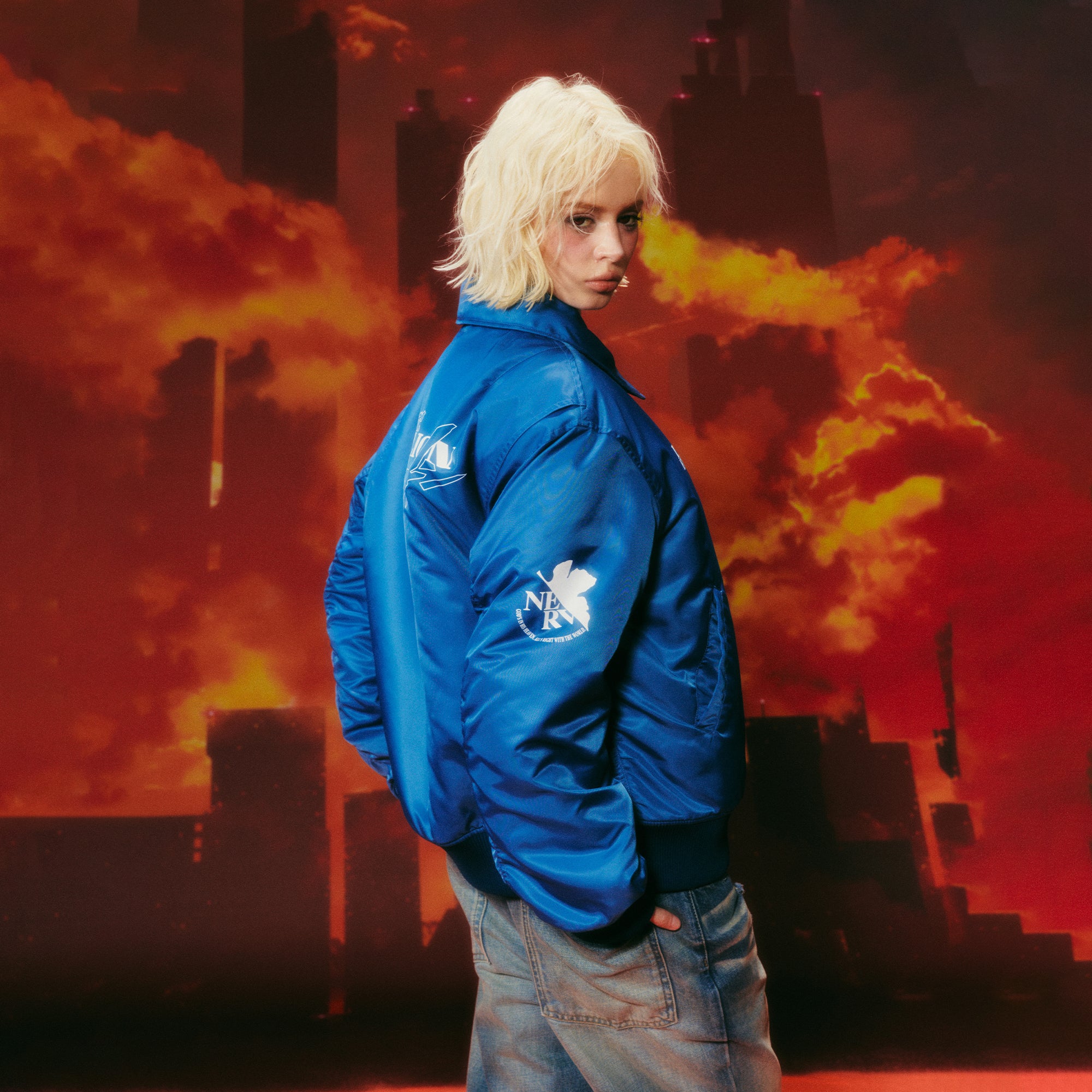 DONSMOKE x EVA Detachable Fur-Collar Puffer Jacket