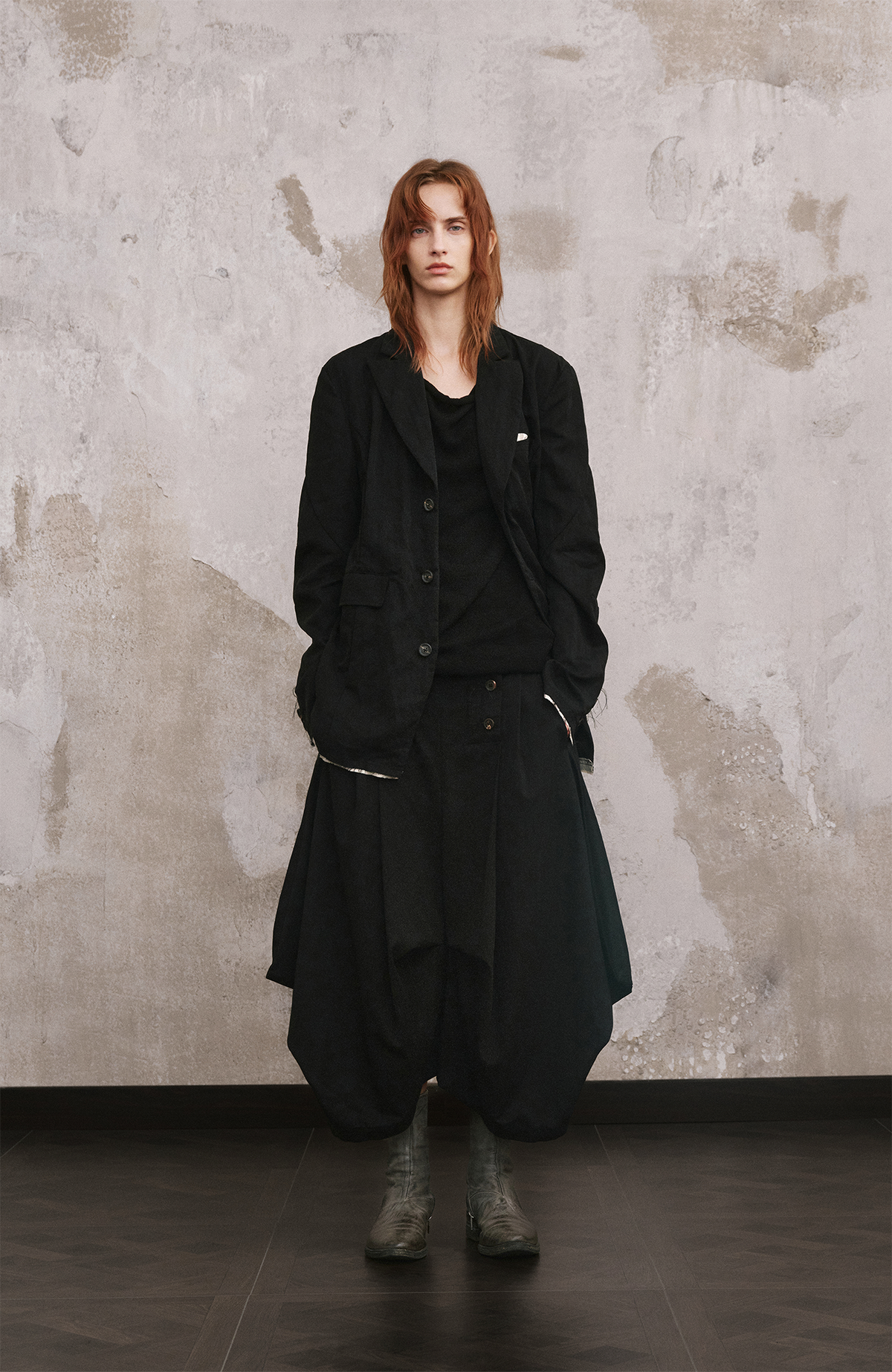 ILNya Nieternite Nifutur Spliced Artisan Blazer Jacket