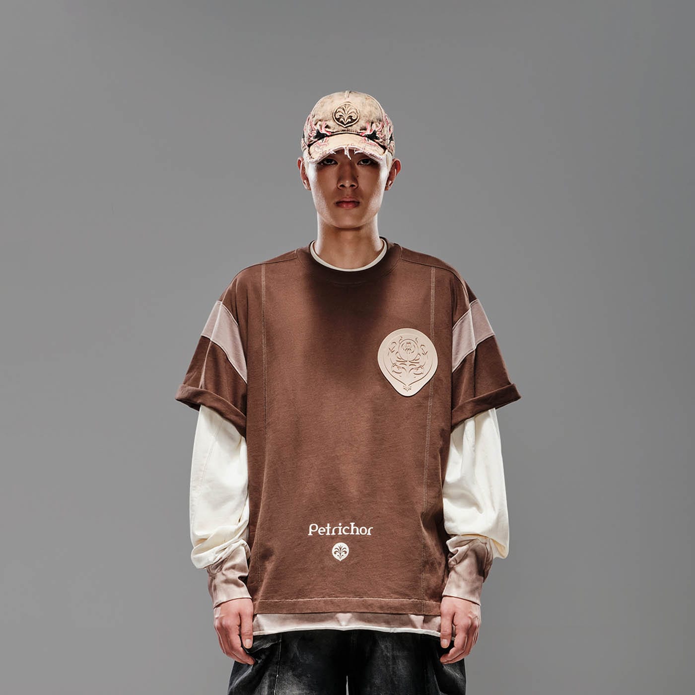 LIFEGOESON Deconstructed Patchwork Jersey